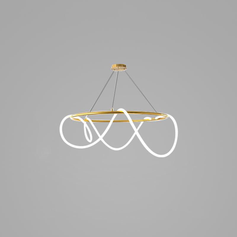 Vocor Chandelier Flexible Silicone Curve Modern Elegant-Neutral Decor