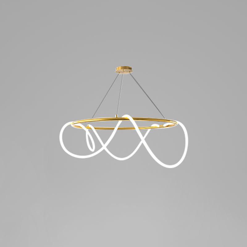 Vocor Chandelier Flexible Silicone Curve Modern Elegant-Neutral Decor