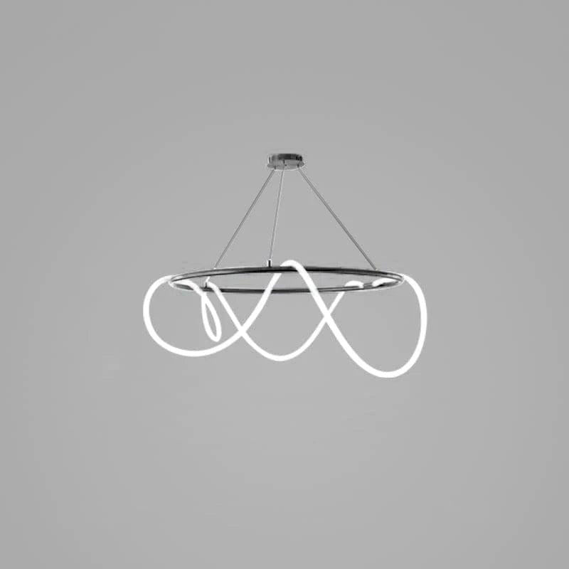 Vocor Chandelier Flexible Silicone Curve Modern Elegant-Neutral Decor