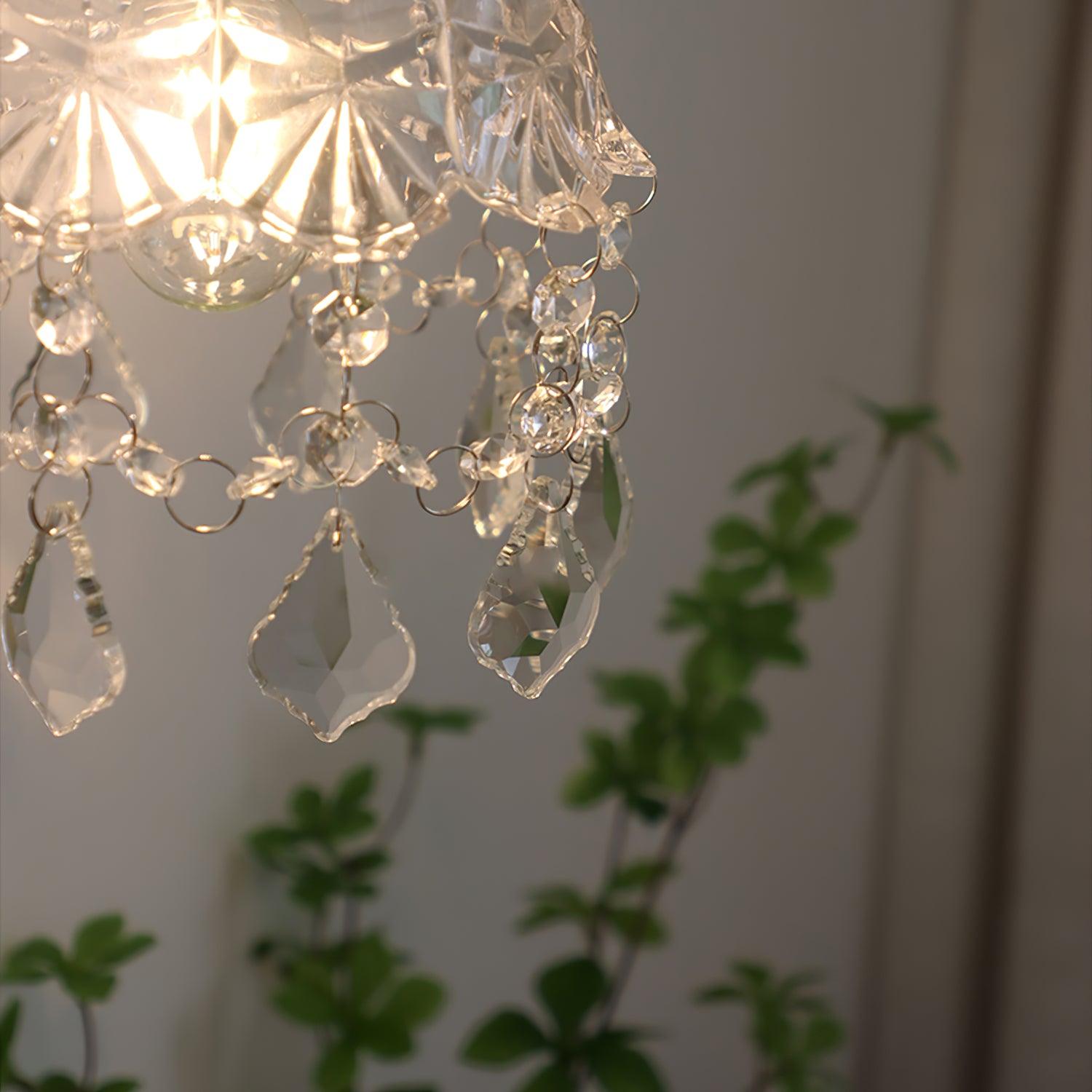 Baleno Postmodern Luxury French Tassel Crystal Wall Light-Neutral Decor