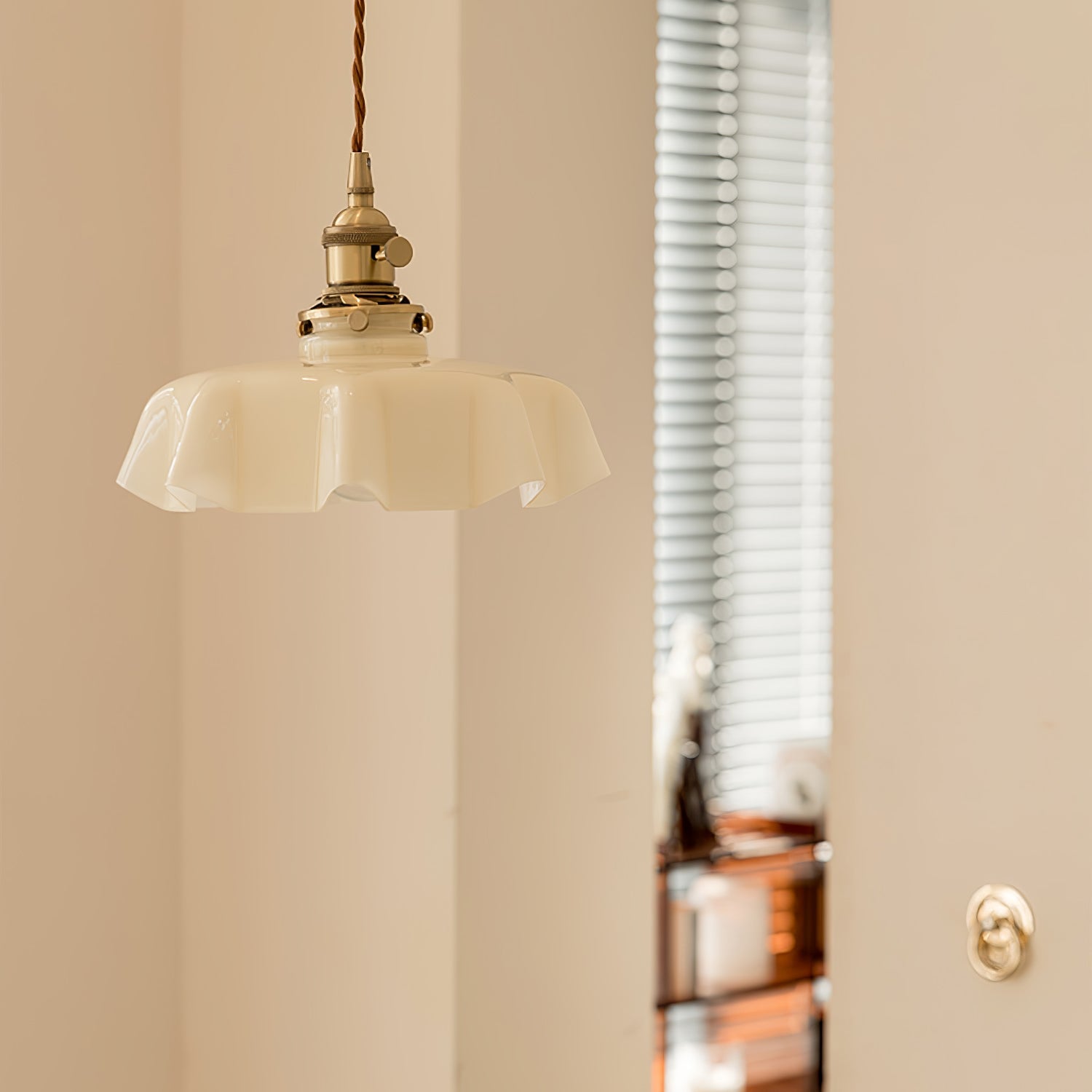 Lustra Pendant Light French Flower for Dining Room-Neutral Decor