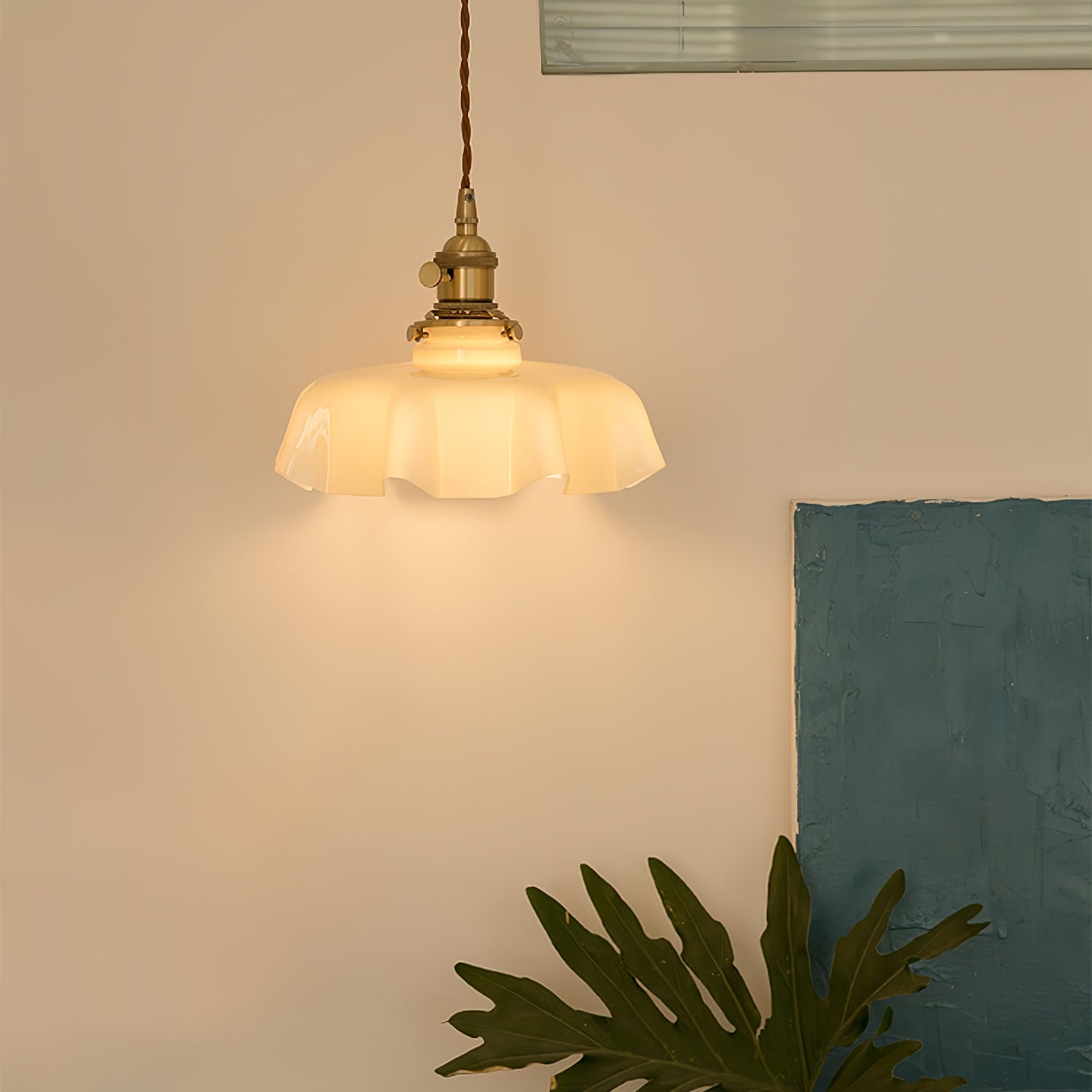 Lustra Pendant Light French Flower for Dining Room-Neutral Decor