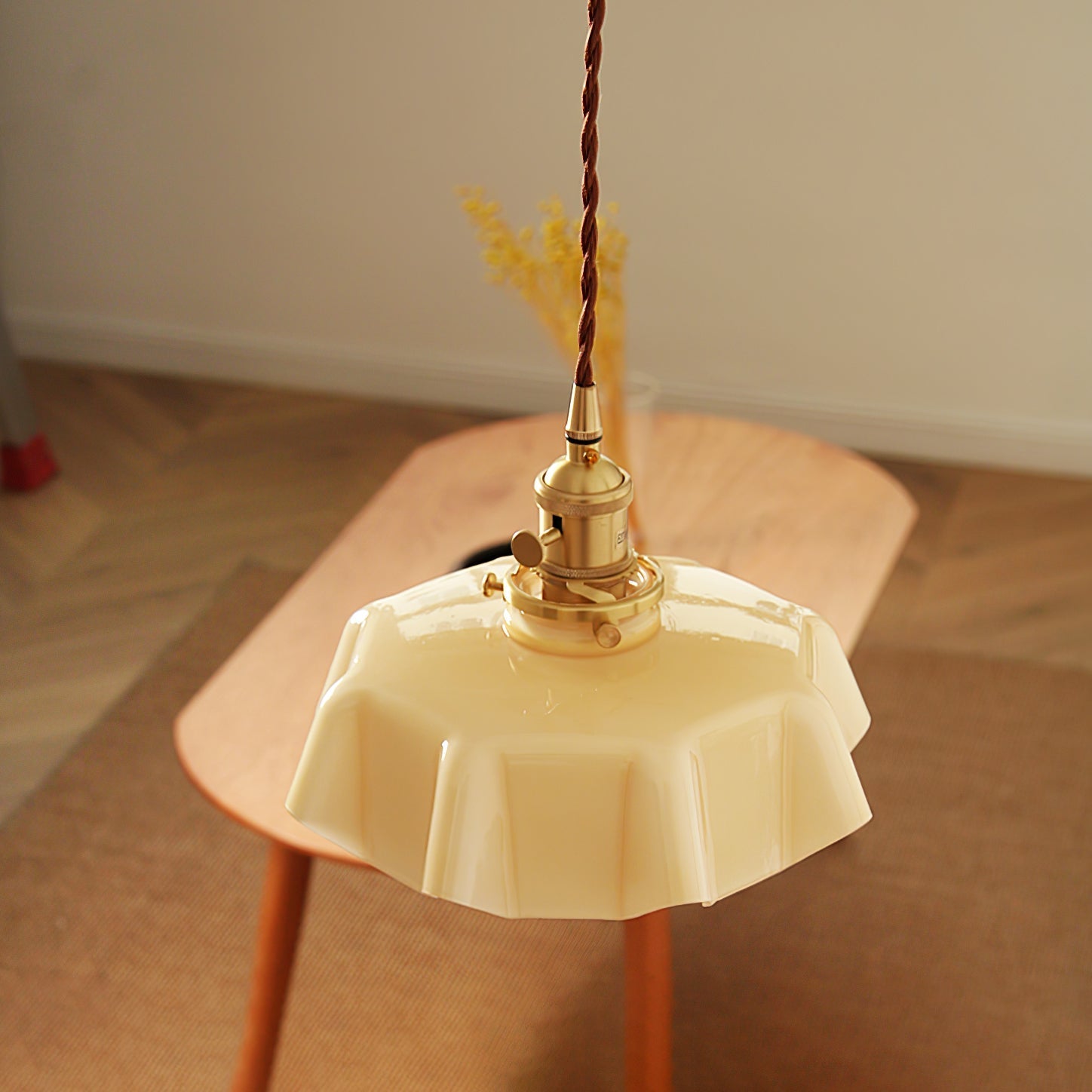 Lustra Pendant Light French Flower for Dining Room-Neutral Decor