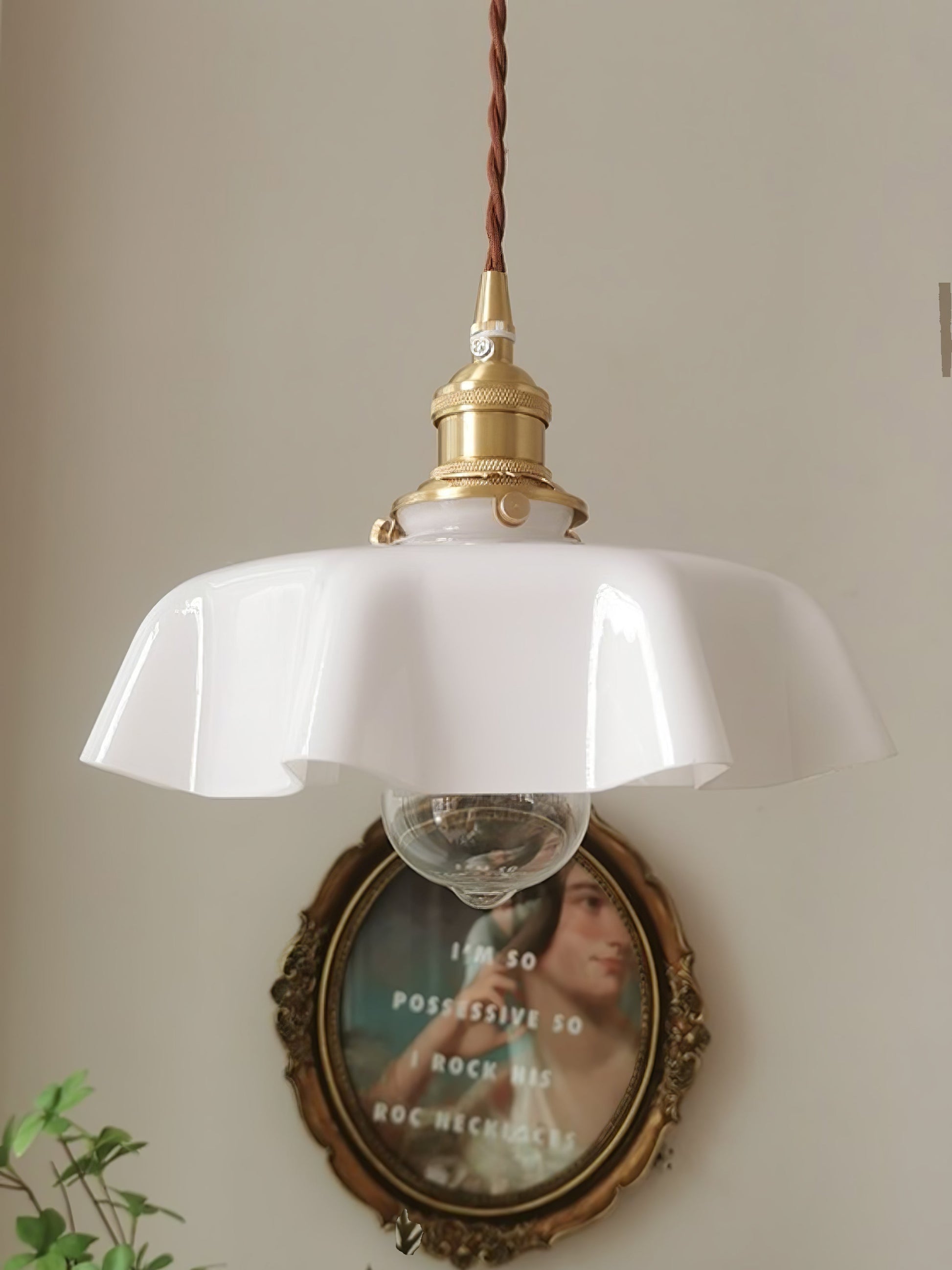 Lustra Pendant Light French Flower for Dining Room-Neutral Decor