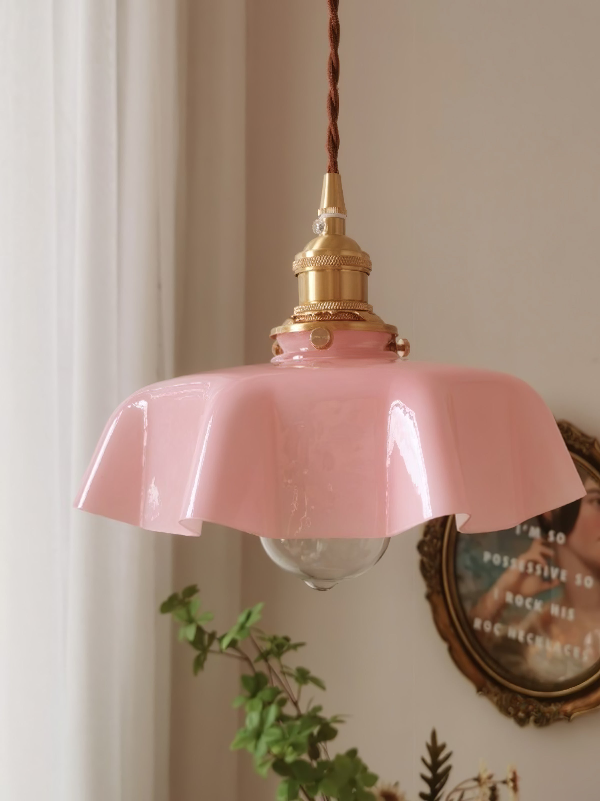 Lustra Pendant Light French Flower for Dining Room-Neutral Decor