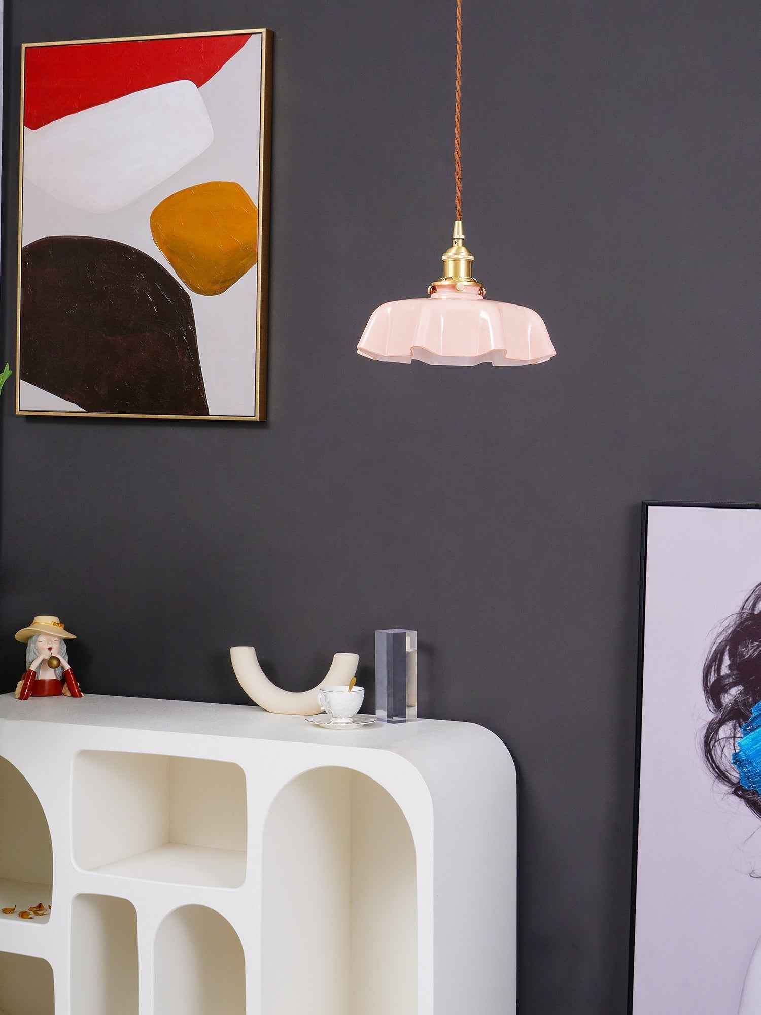Blissom Industrial Pendant Light-Neutral Decor
