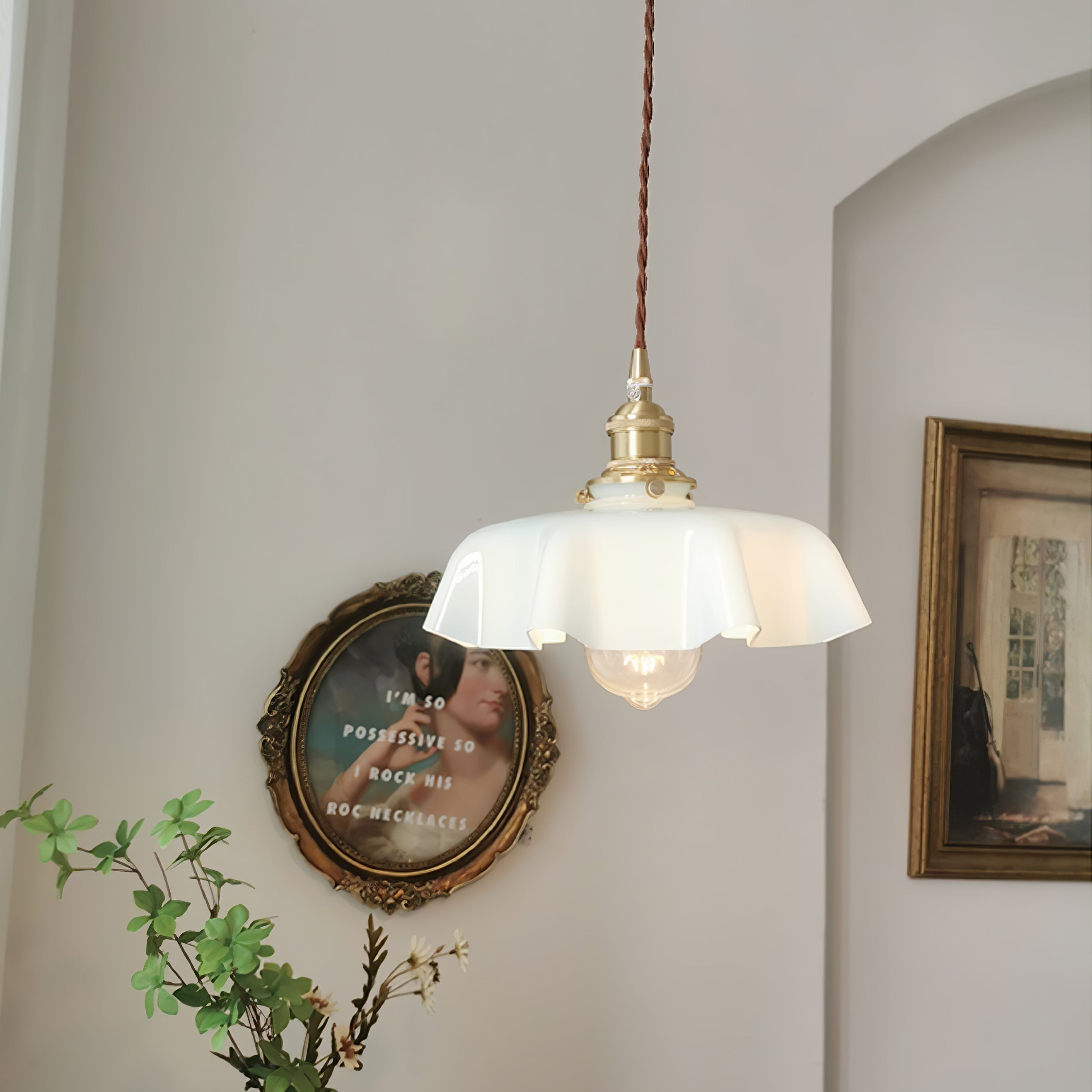 Blissom Industrial Pendant Light-Neutral Decor