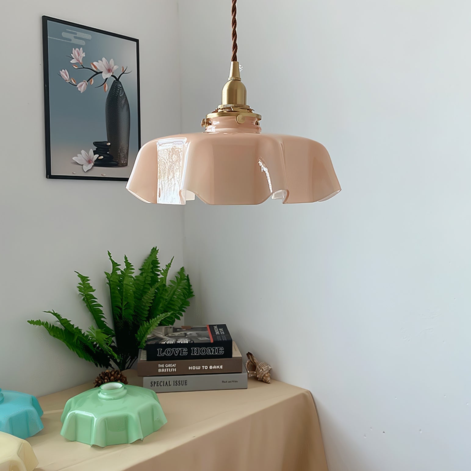 Blissom Industrial Pendant Light-Neutral Decor