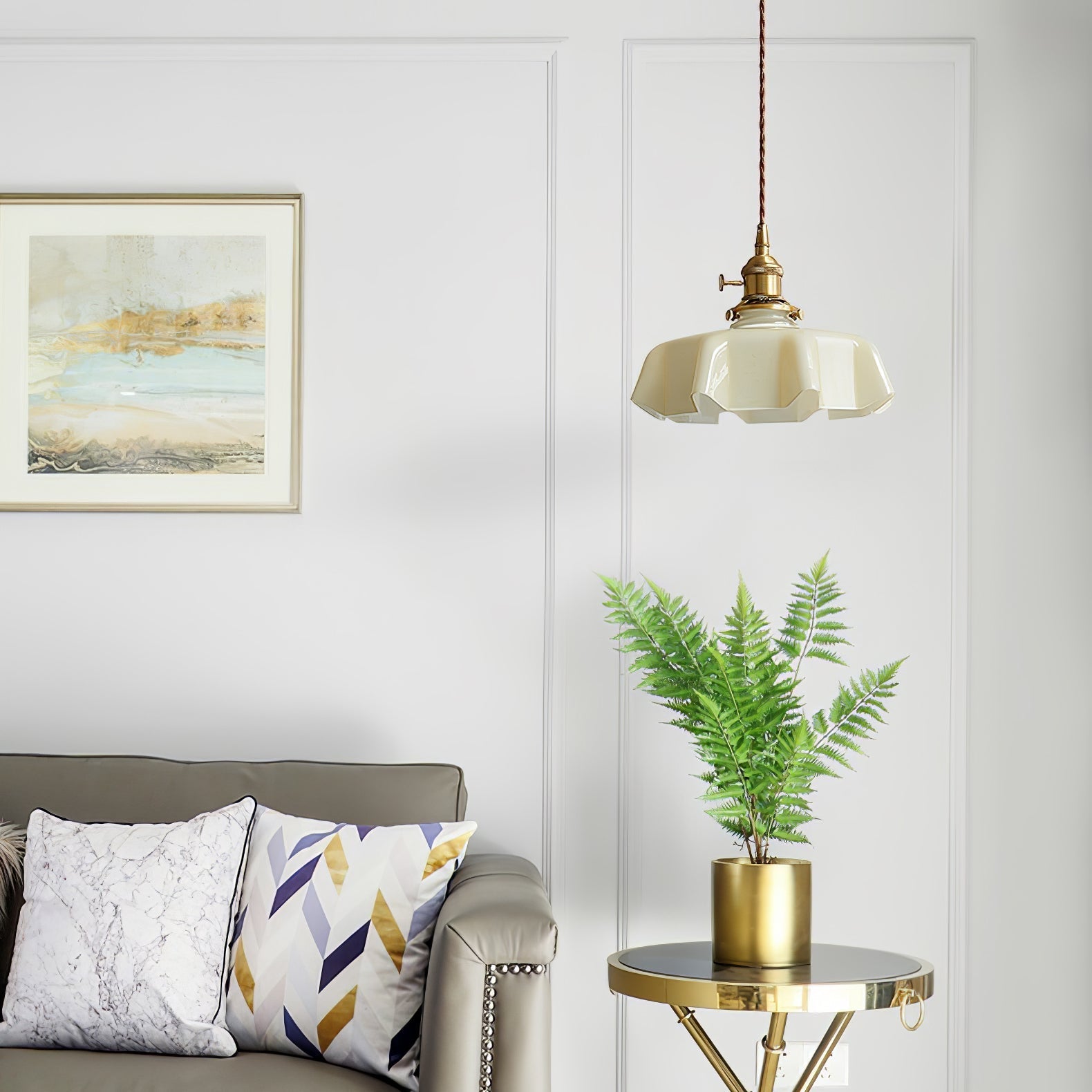 Blissom Industrial Pendant Light-Neutral Decor