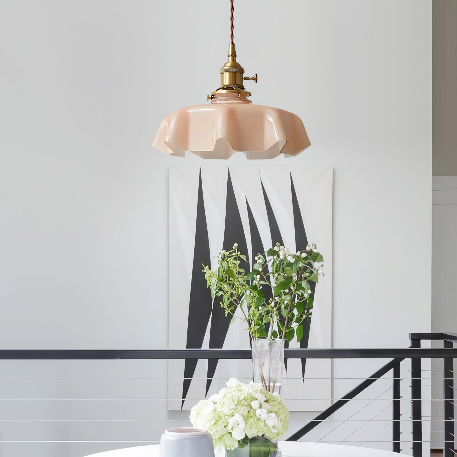 Blissom Industrial Pendant Light-Neutral Decor