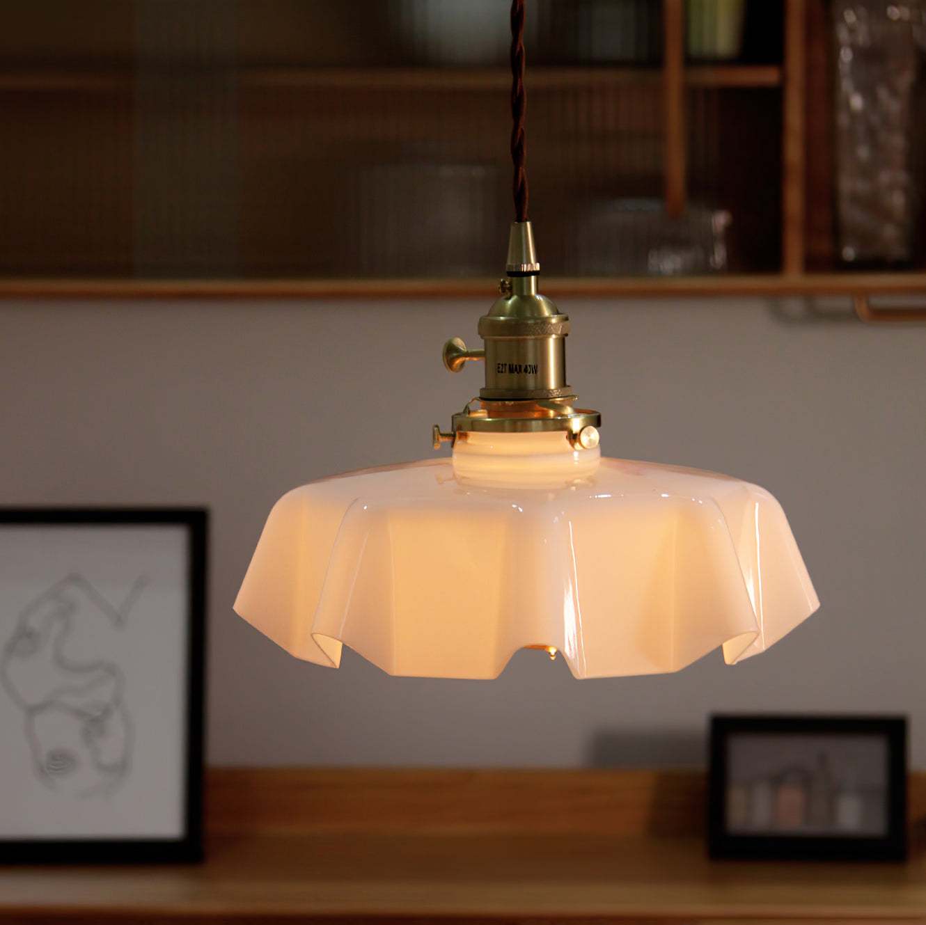 Blissom Industrial Pendant Light-Neutral Decor