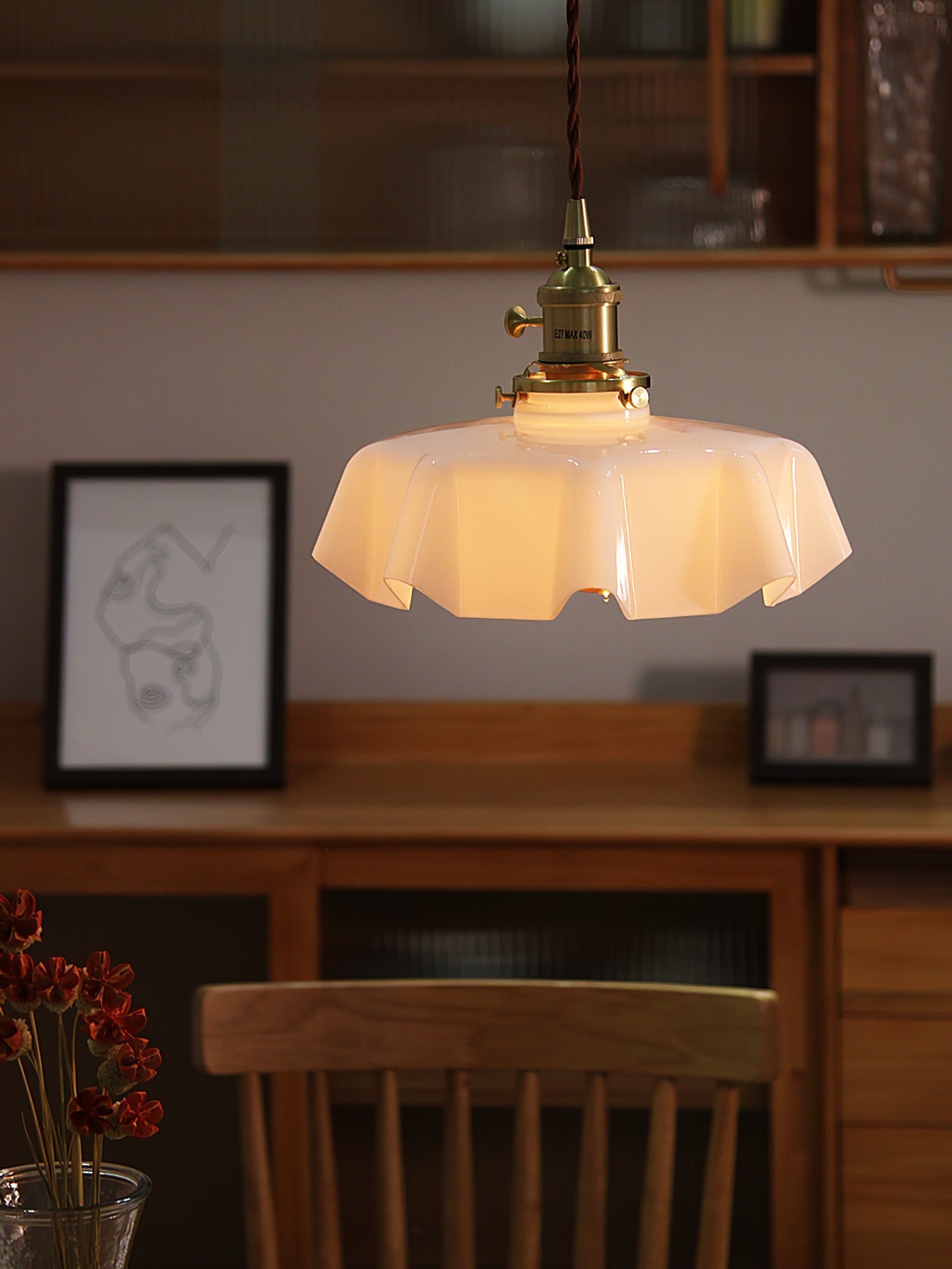 Blissom Industrial Pendant Light-Neutral Decor