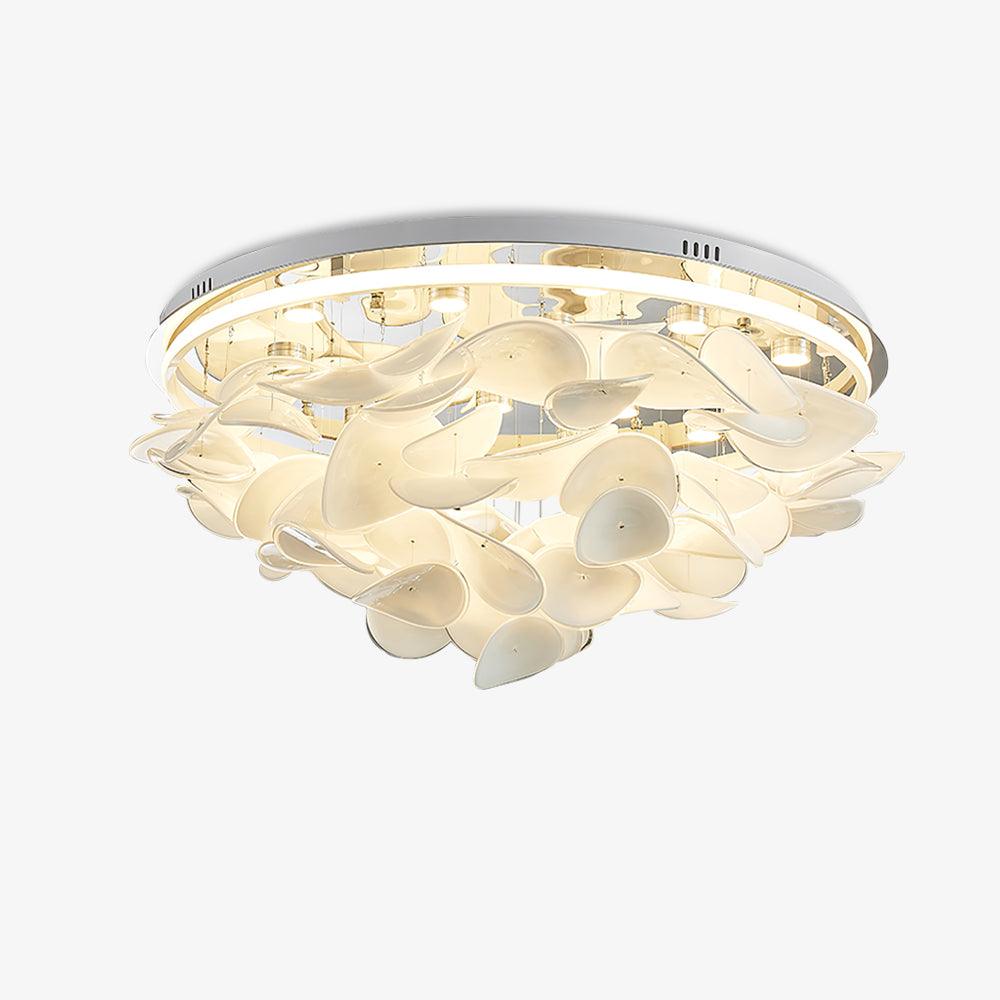 Eroxen French Floral Petal Ceiling Lamp for Modern Homes-Neutral Decor