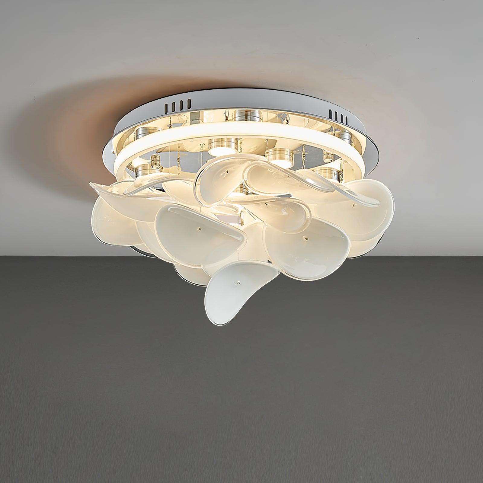 Eroxen French Floral Petal Ceiling Lamp for Modern Homes-Neutral Decor
