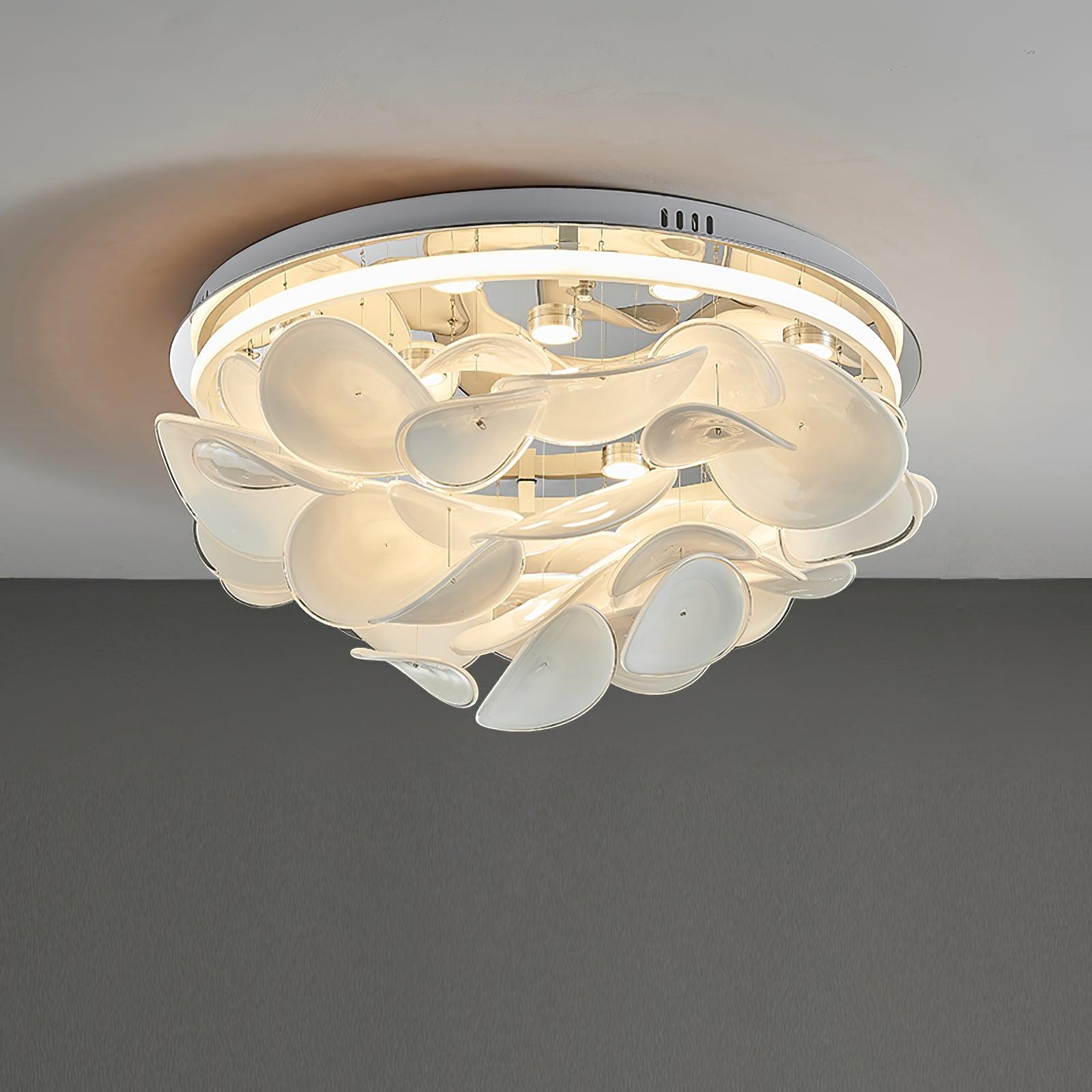 Eroxen French Floral Petal Ceiling Lamp for Modern Homes-Neutral Decor