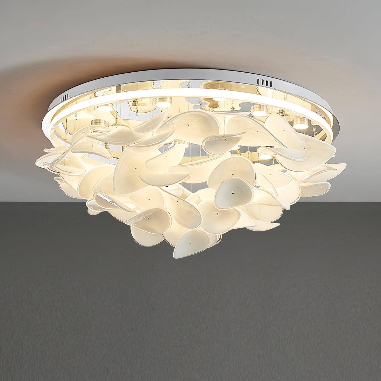 Eroxen French Floral Petal Ceiling Lamp for Modern Homes-Neutral Decor