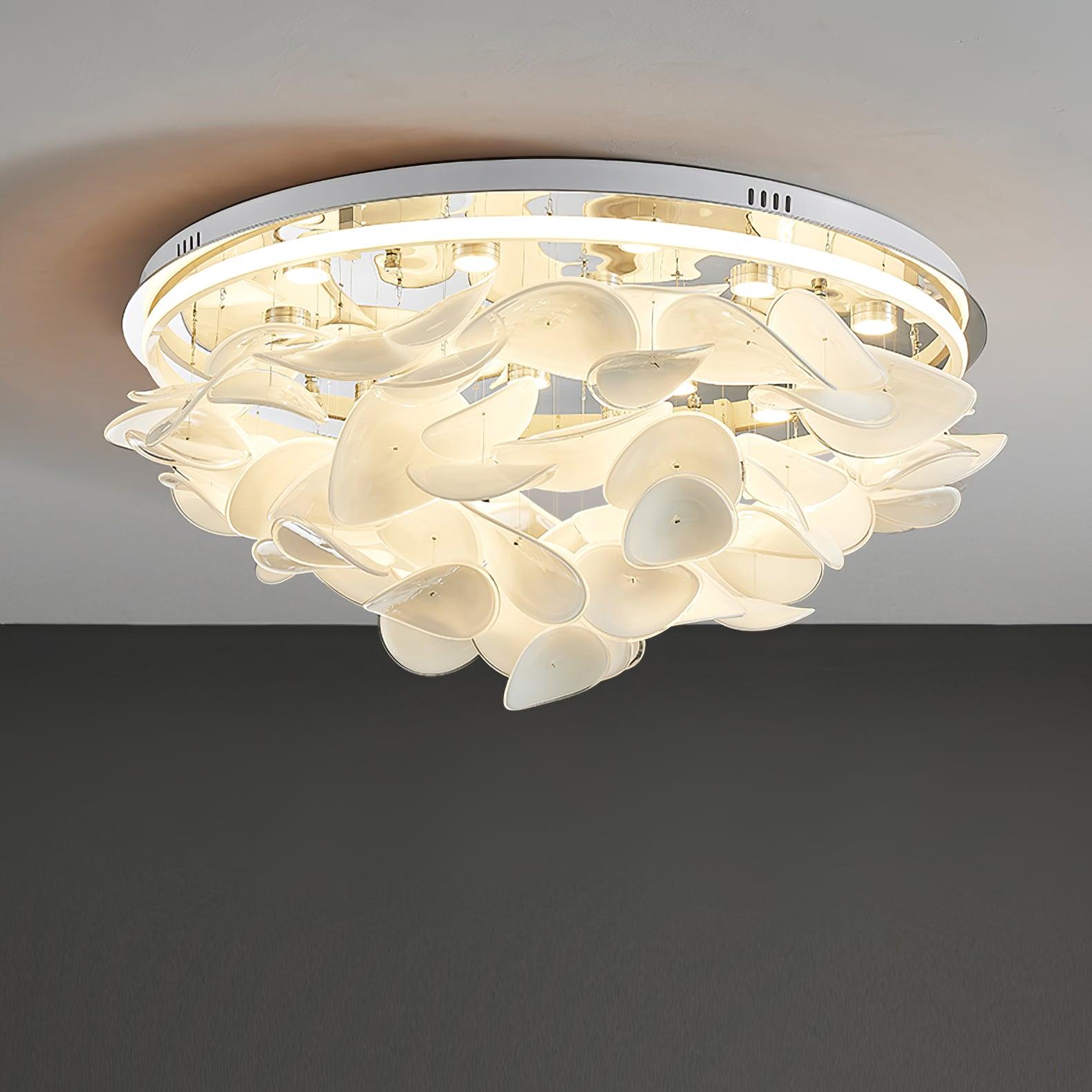Eroxen French Floral Petal Ceiling Lamp for Modern Homes-Neutral Decor