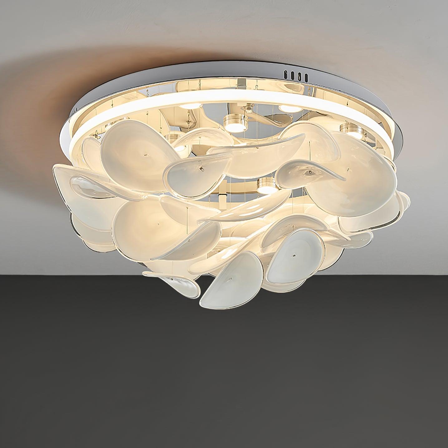 Eroxen French Floral Petal Ceiling Lamp for Modern Homes-Neutral Decor