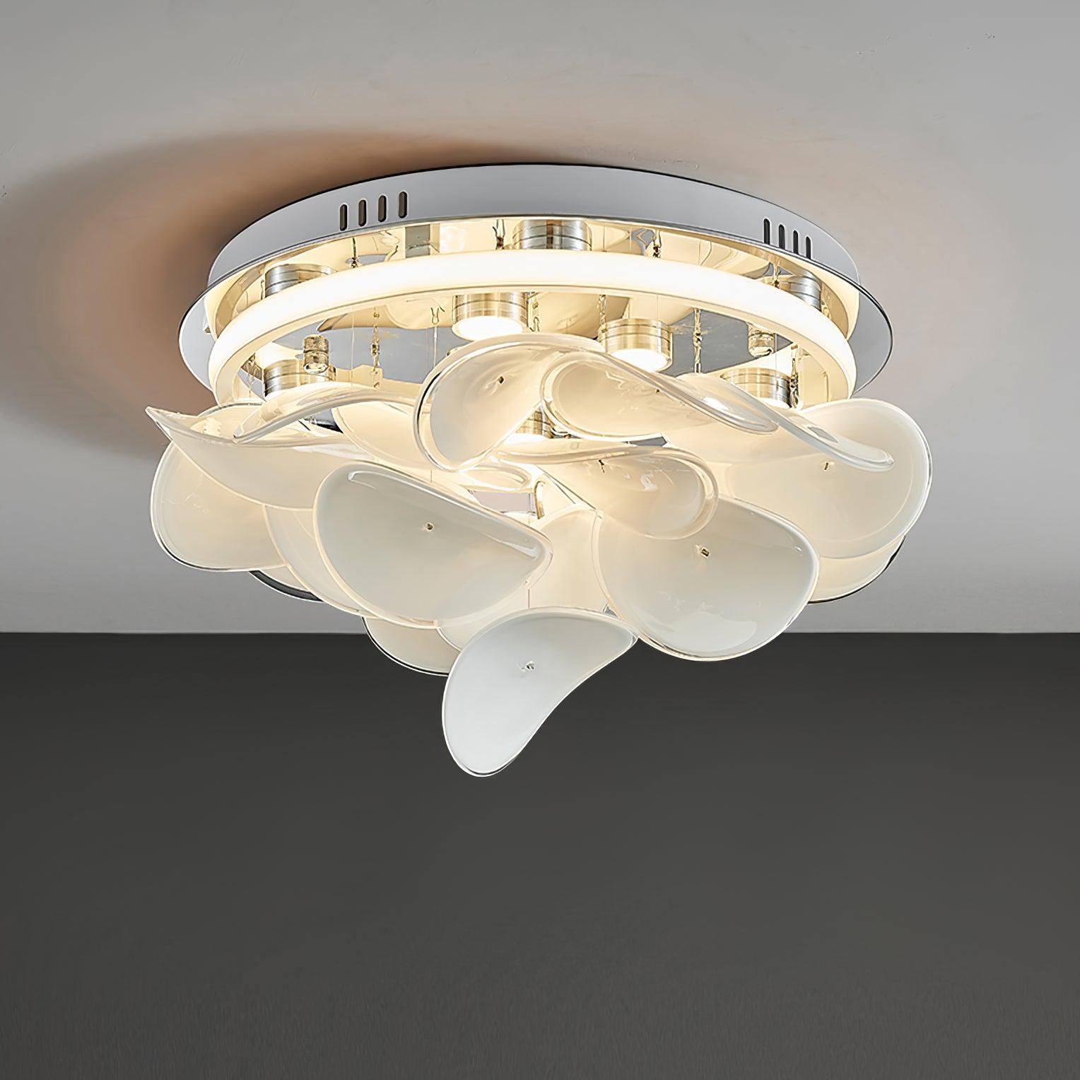 Eroxen French Floral Petal Ceiling Lamp for Modern Homes-Neutral Decor
