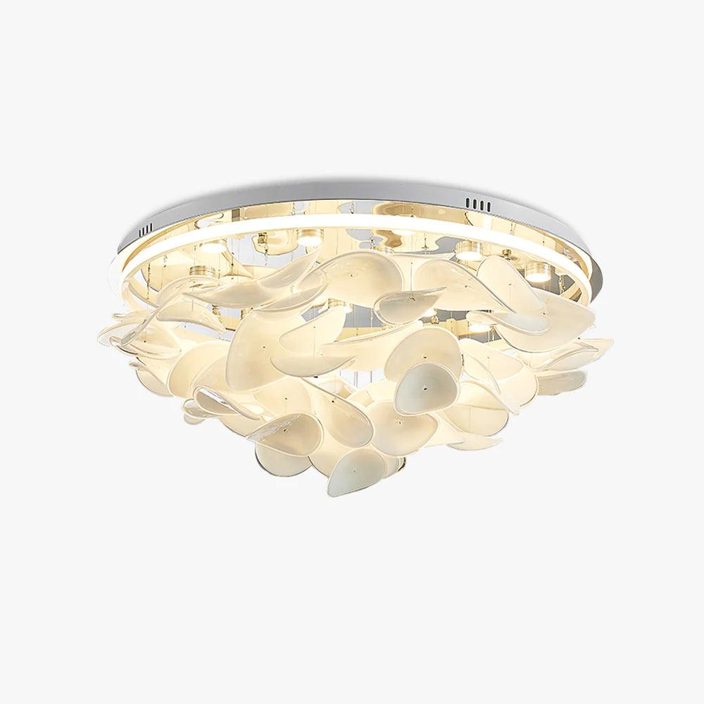 Eroxen French Floral Petal Ceiling Lamp for Modern Homes-Neutral Decor