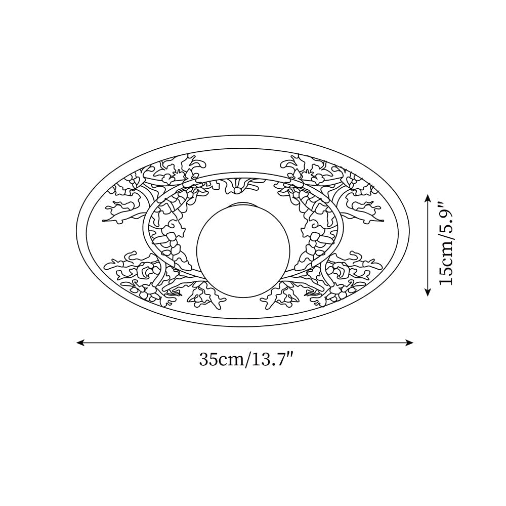 Lace Ceiling Light