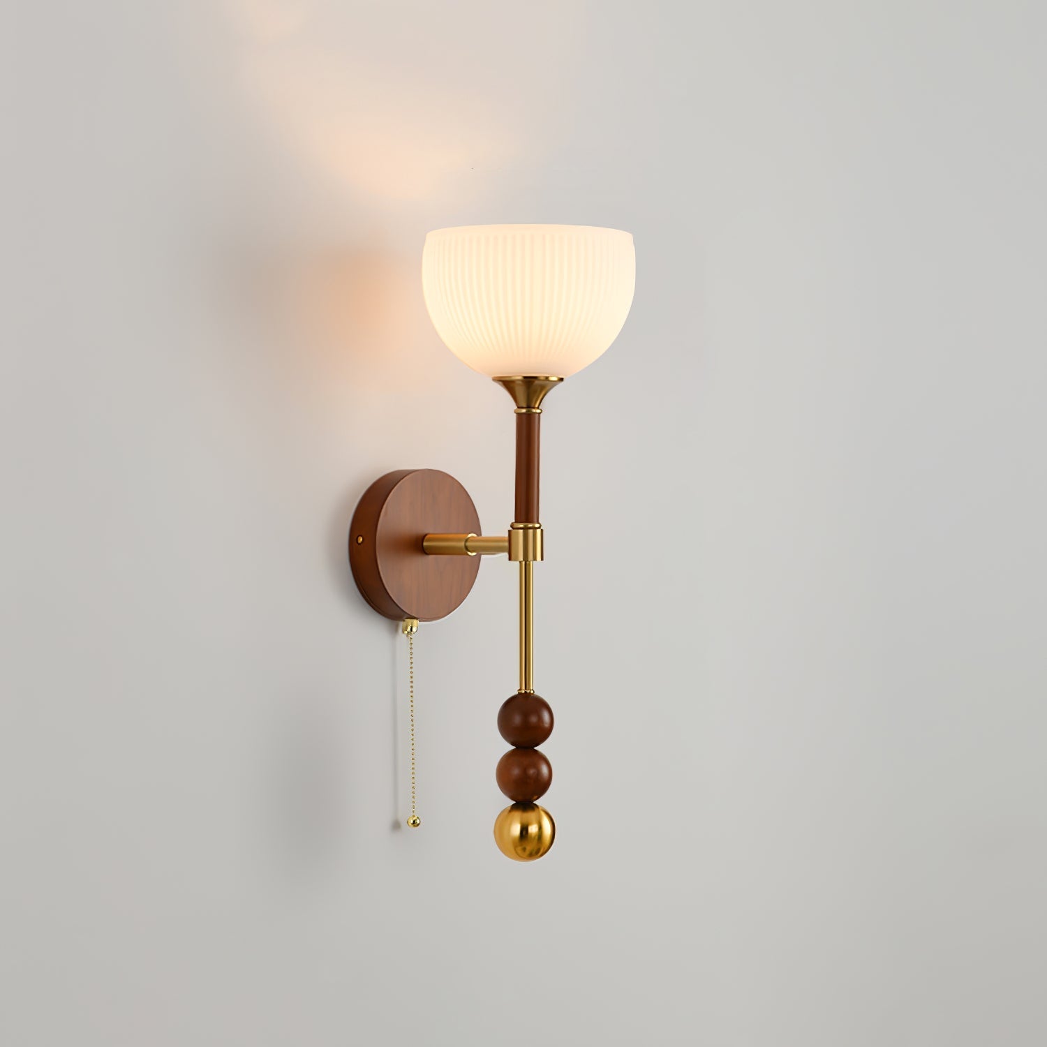 Hilda Roma Elegance Wood Sconce Wall lamp-Neutral Decor