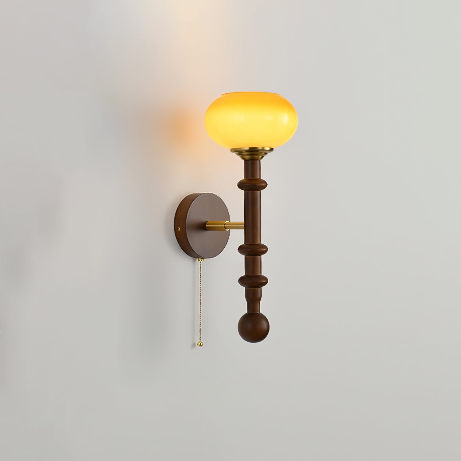 Hilda Roma Elegance Wood Sconce Wall lamp-Neutral Decor