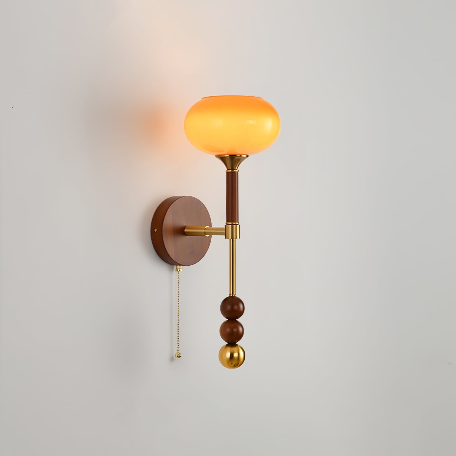 Hilda Roma Elegance Wood Sconce Wall lamp-Neutral Decor