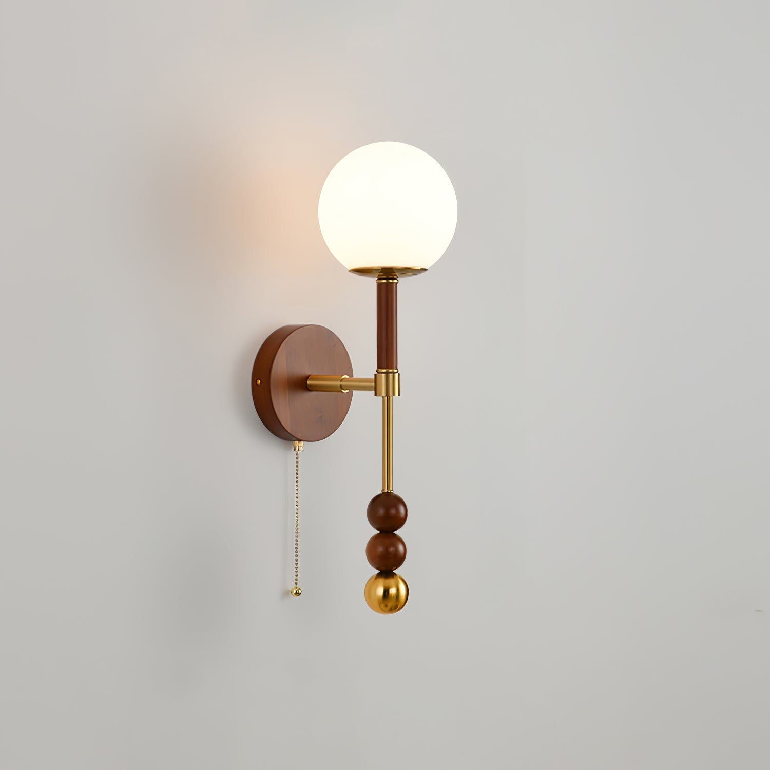 Hilda Roma Elegance Wood Sconce Wall lamp-Neutral Decor