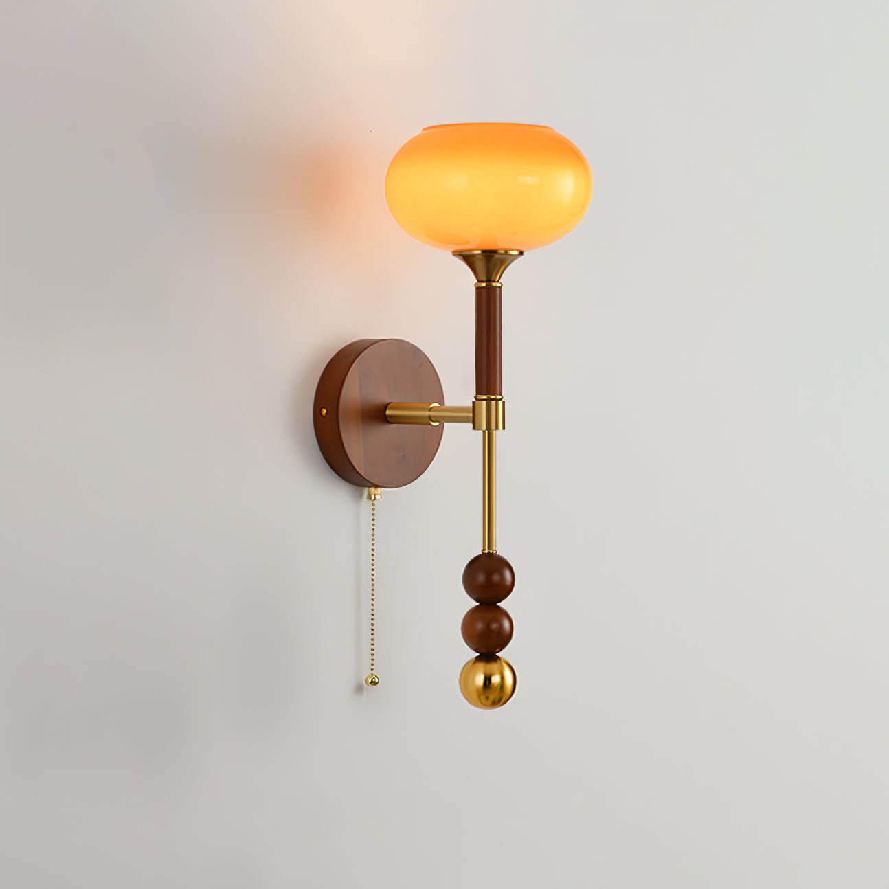 Hilda Roma Elegance Wood Sconce Wall lamp-Neutral Decor
