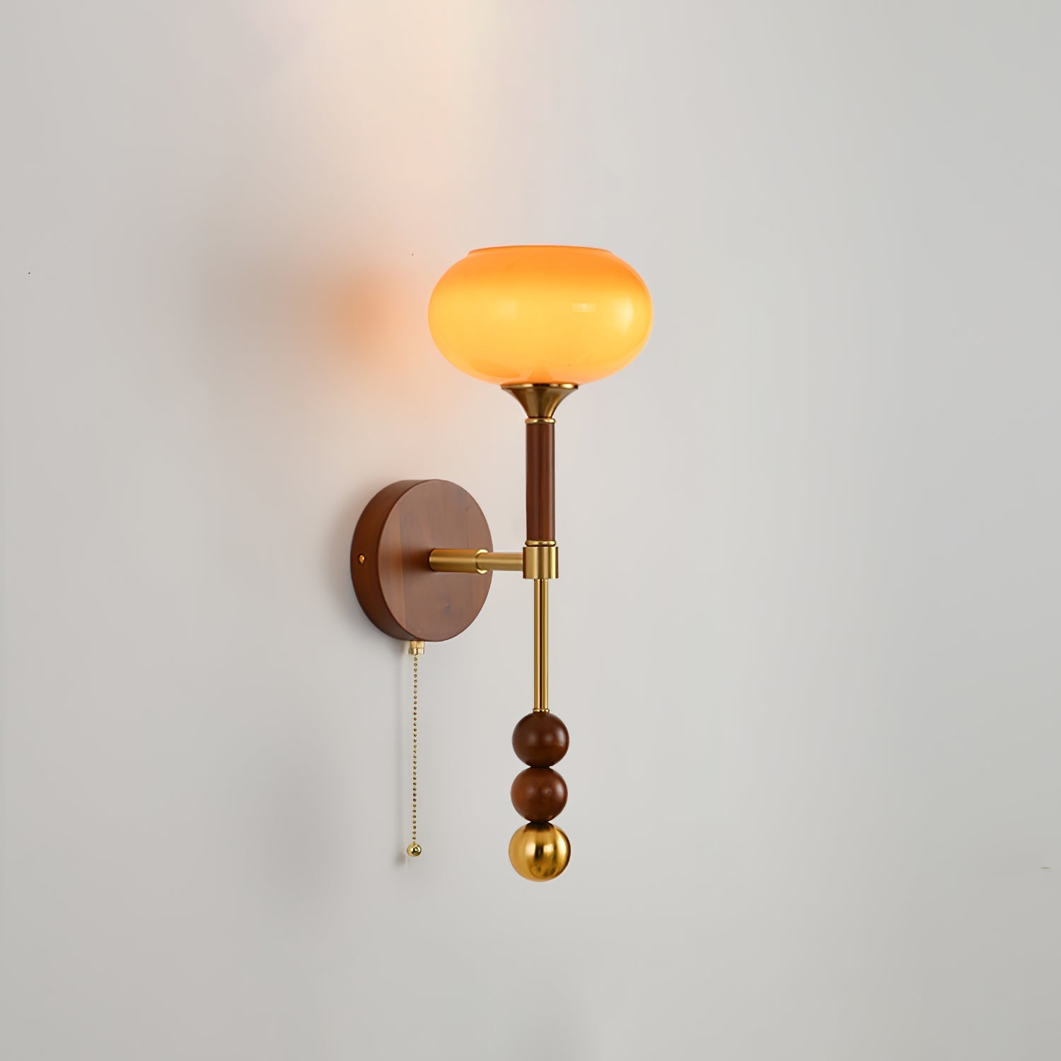 Hilda Roma Elegance Wood Sconce Wall lamp-Neutral Decor
