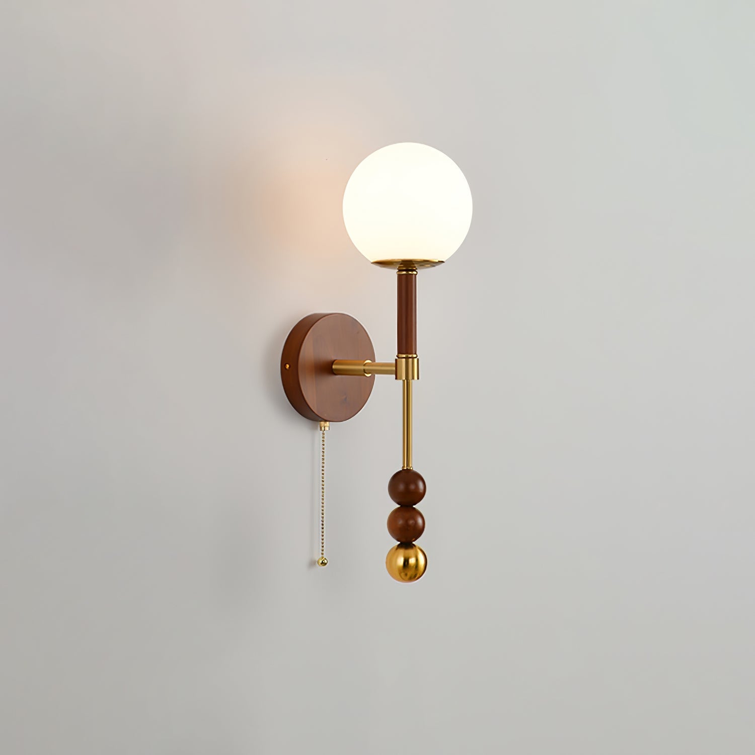 Hilda Roma Elegance Wood Sconce Wall lamp-Neutral Decor