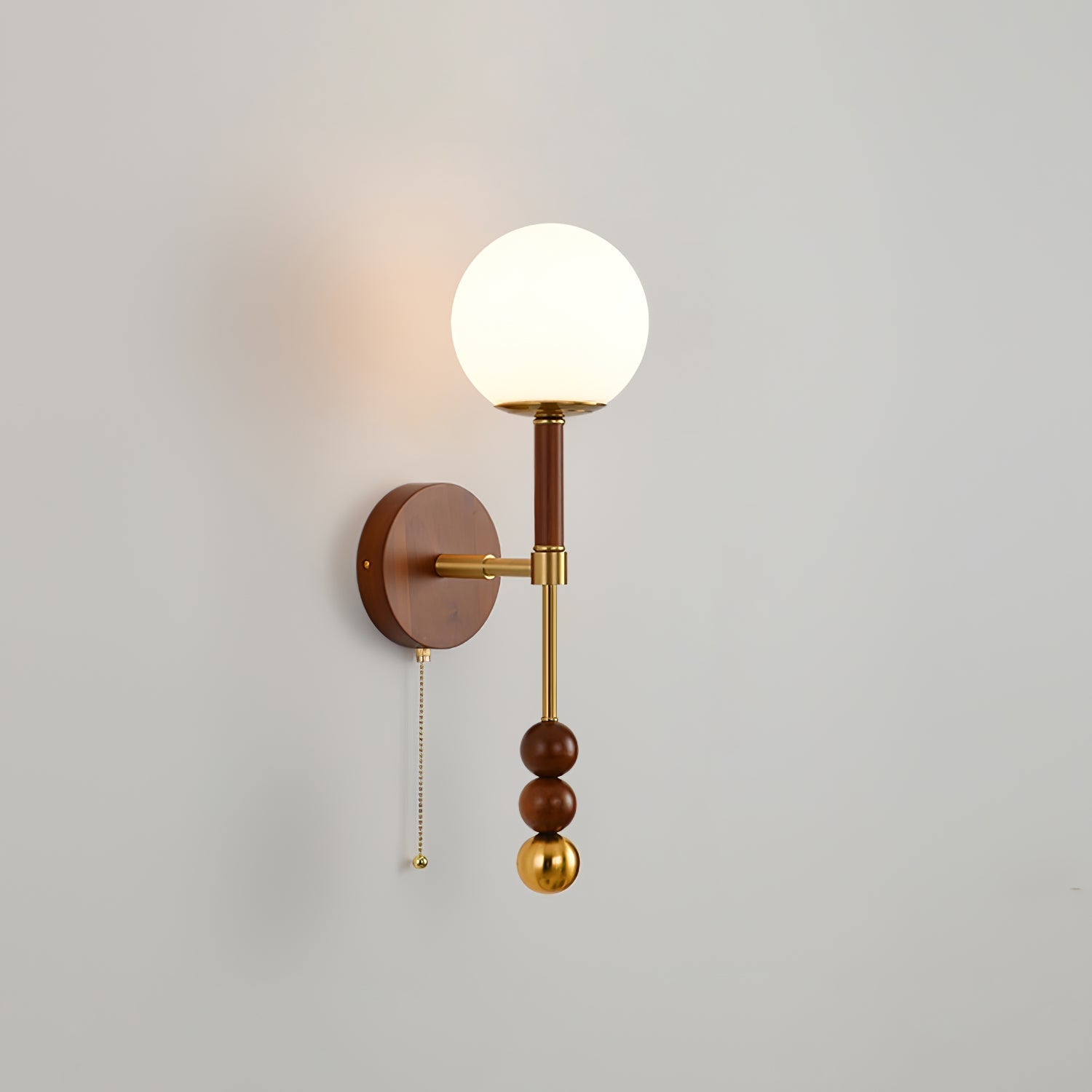 Hilda Roma Elegance Wood Sconce Wall lamp-Neutral Decor