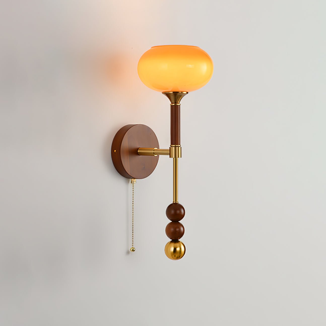 Hilda Roma Elegance Wood Sconce Wall lamp-Neutral Decor