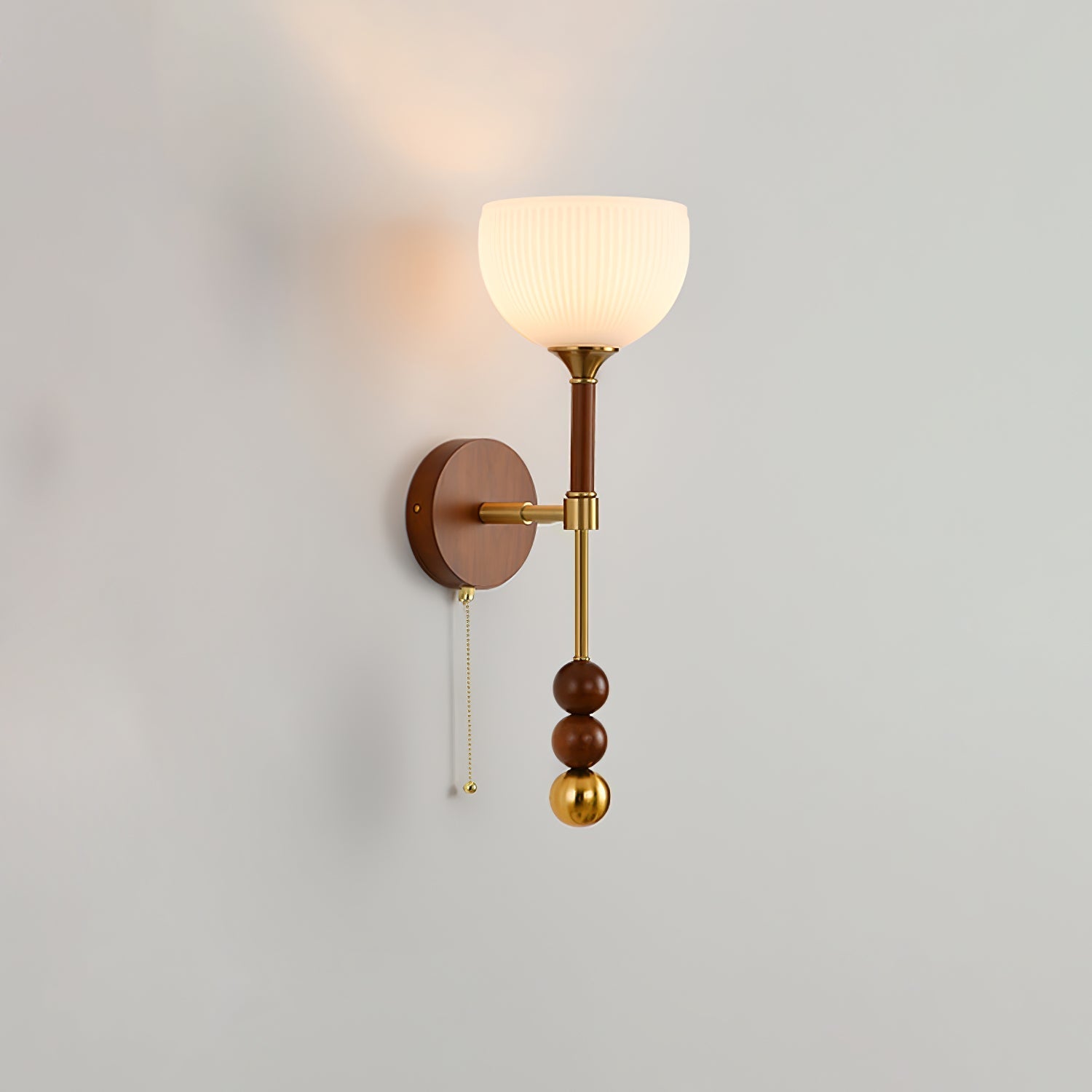 Hilda Roma Elegance Wood Sconce Wall lamp-Neutral Decor