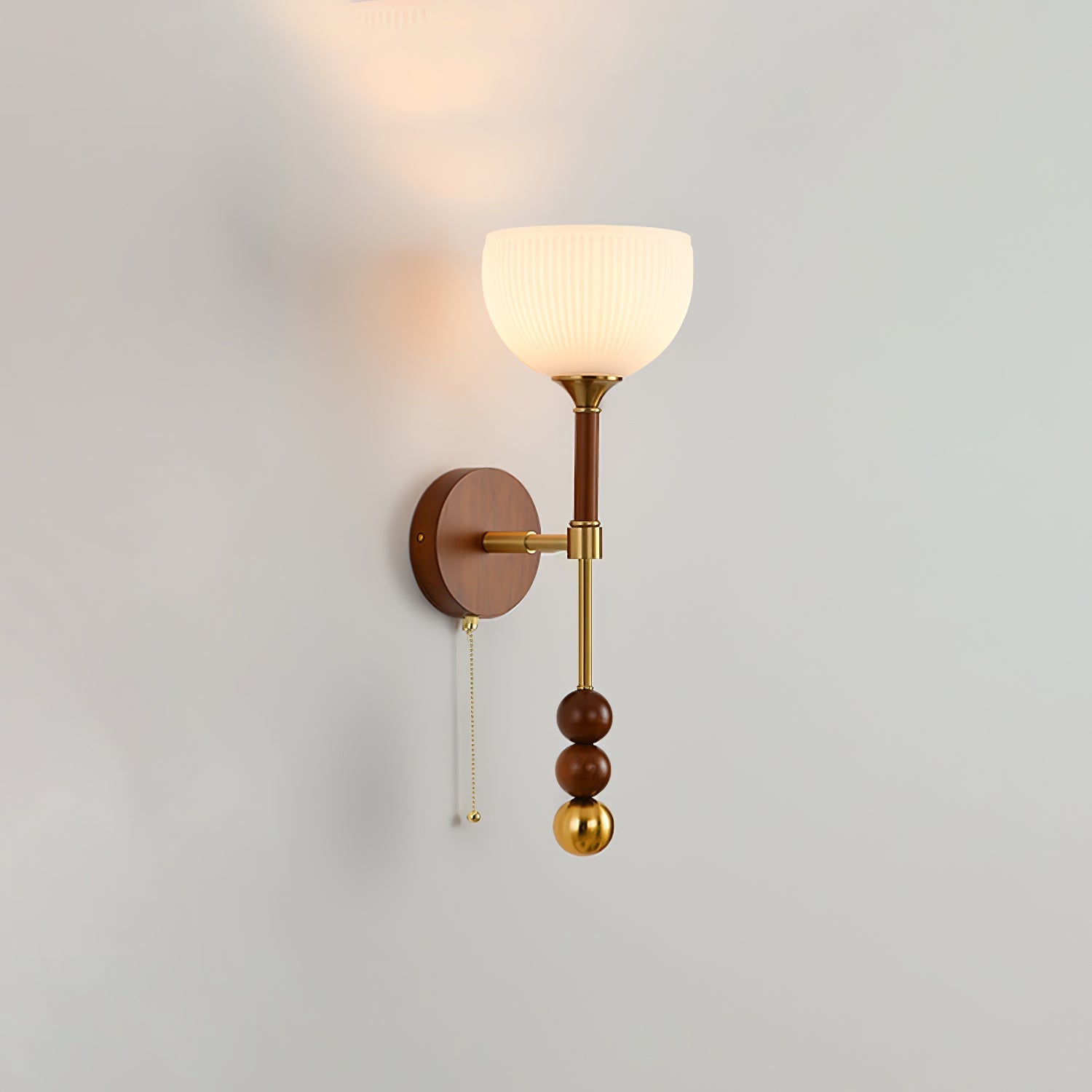 Hilda Roma Elegance Wood Sconce Wall lamp-Neutral Decor