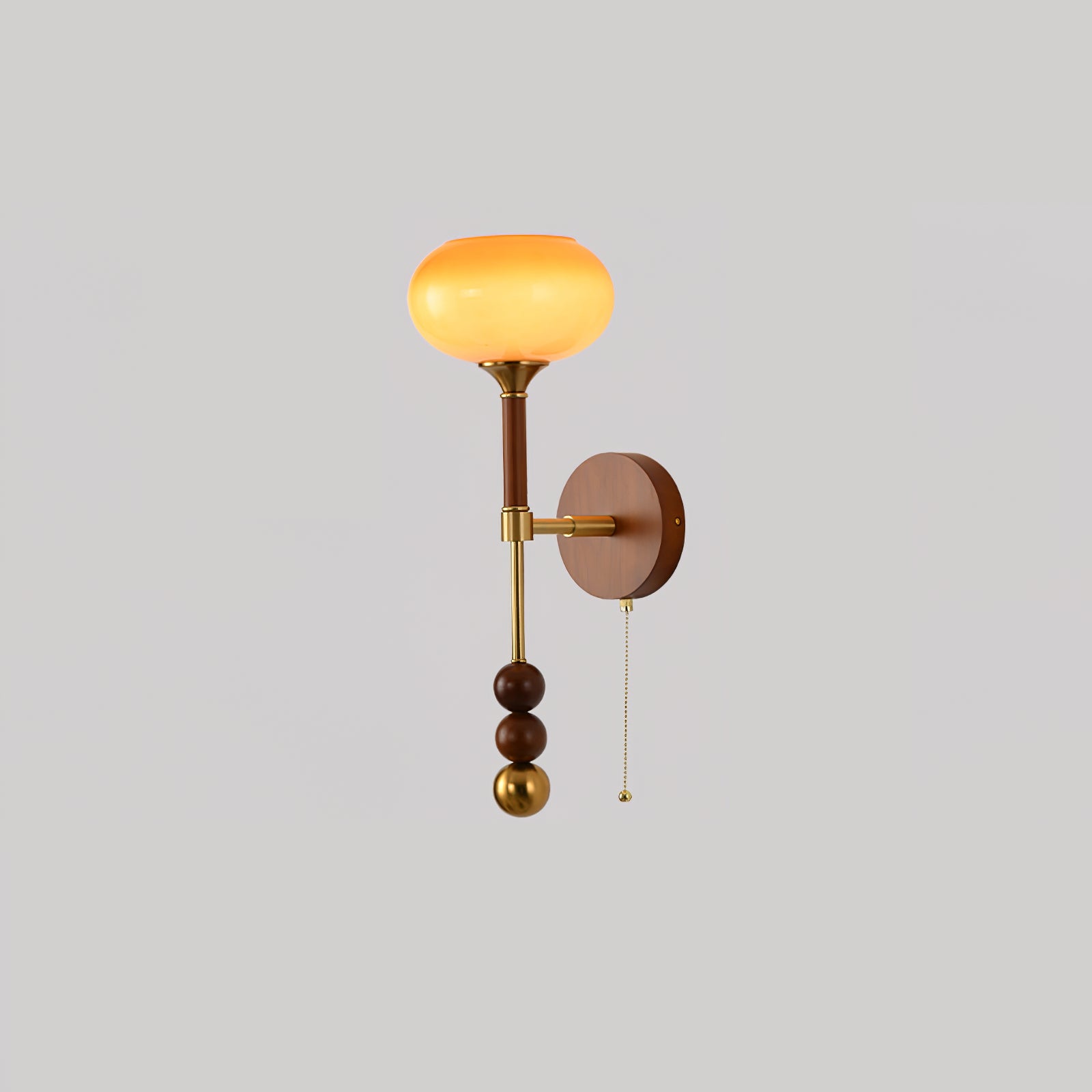 Hilda Roma Elegance Wood Sconce Wall lamp-Neutral Decor