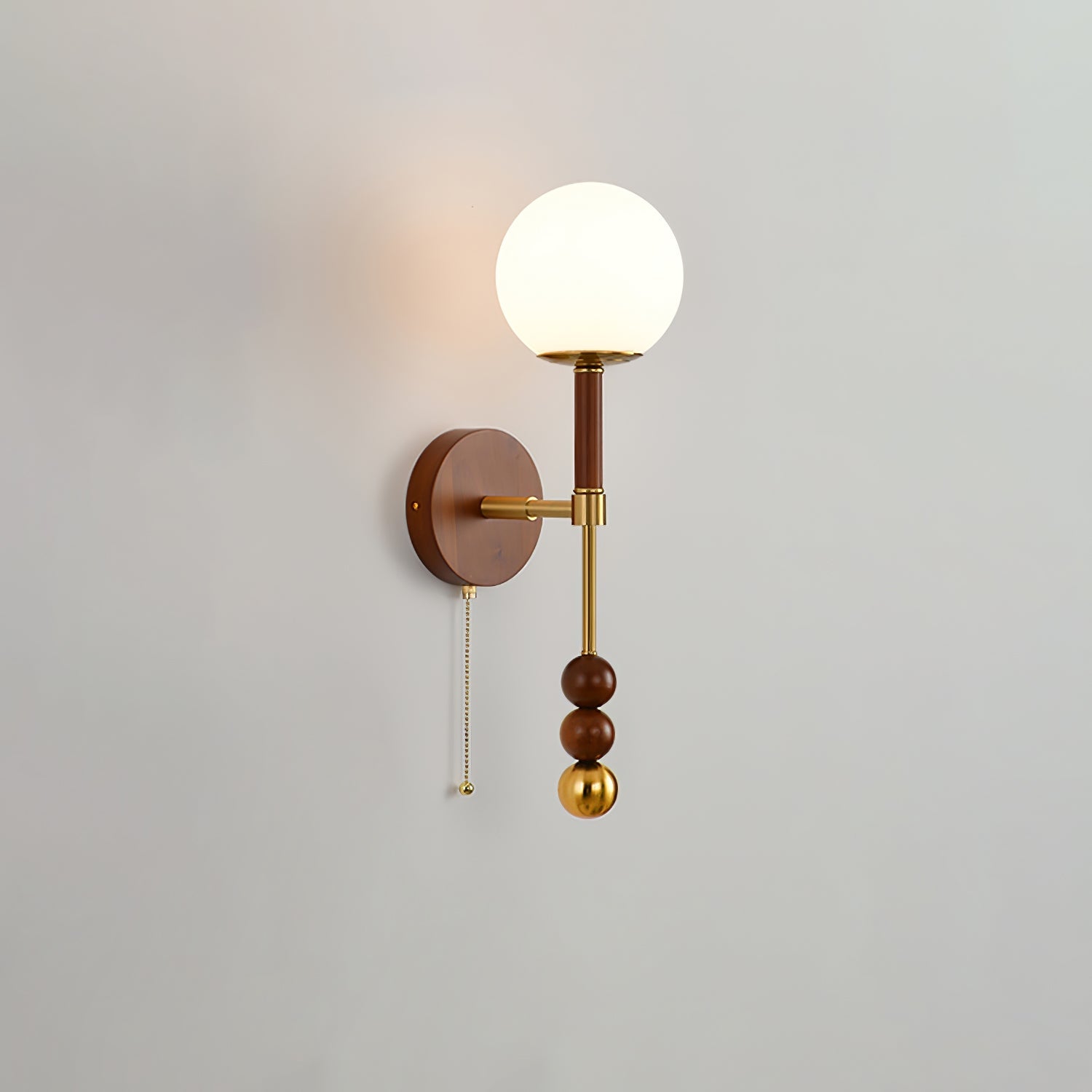 Hilda Roma Elegance Wood Sconce Wall lamp-Neutral Decor