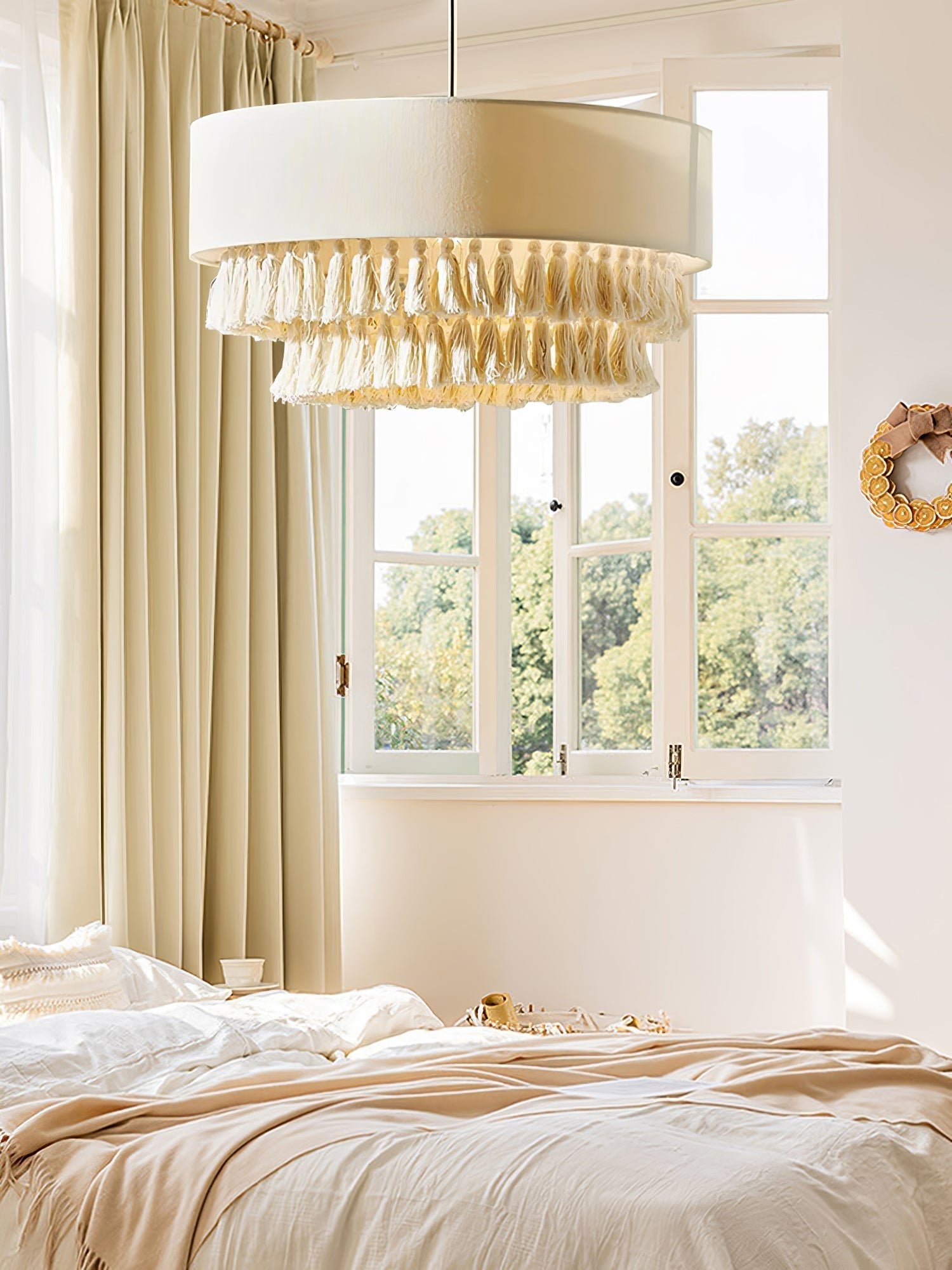 Cicaros Postmodern Luxury Fabric Pendant Lamp-Neutral Decor