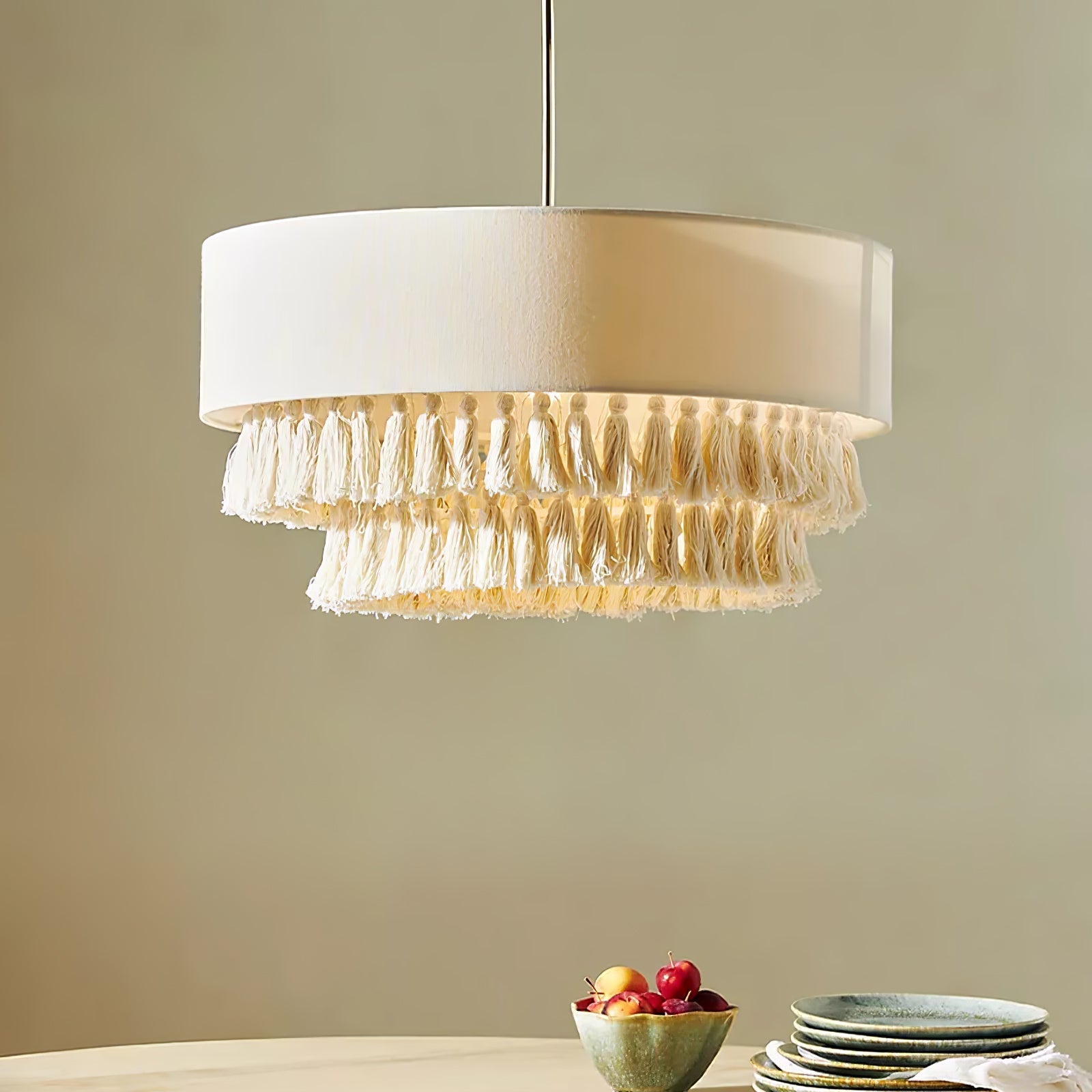 Cicaros Postmodern Luxury Fabric Pendant Lamp-Neutral Decor