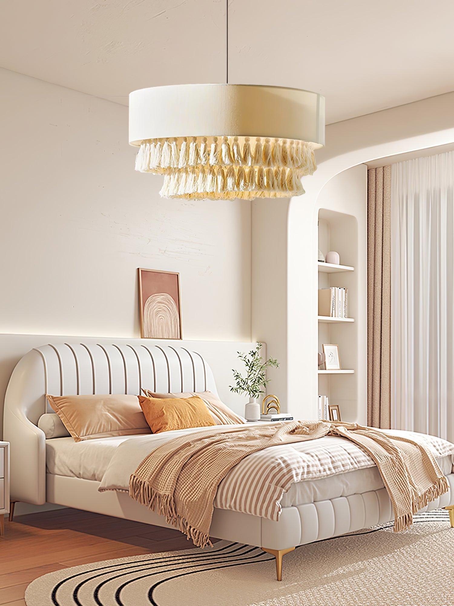 Cicaros Postmodern Luxury Fabric Pendant Lamp-Neutral Decor