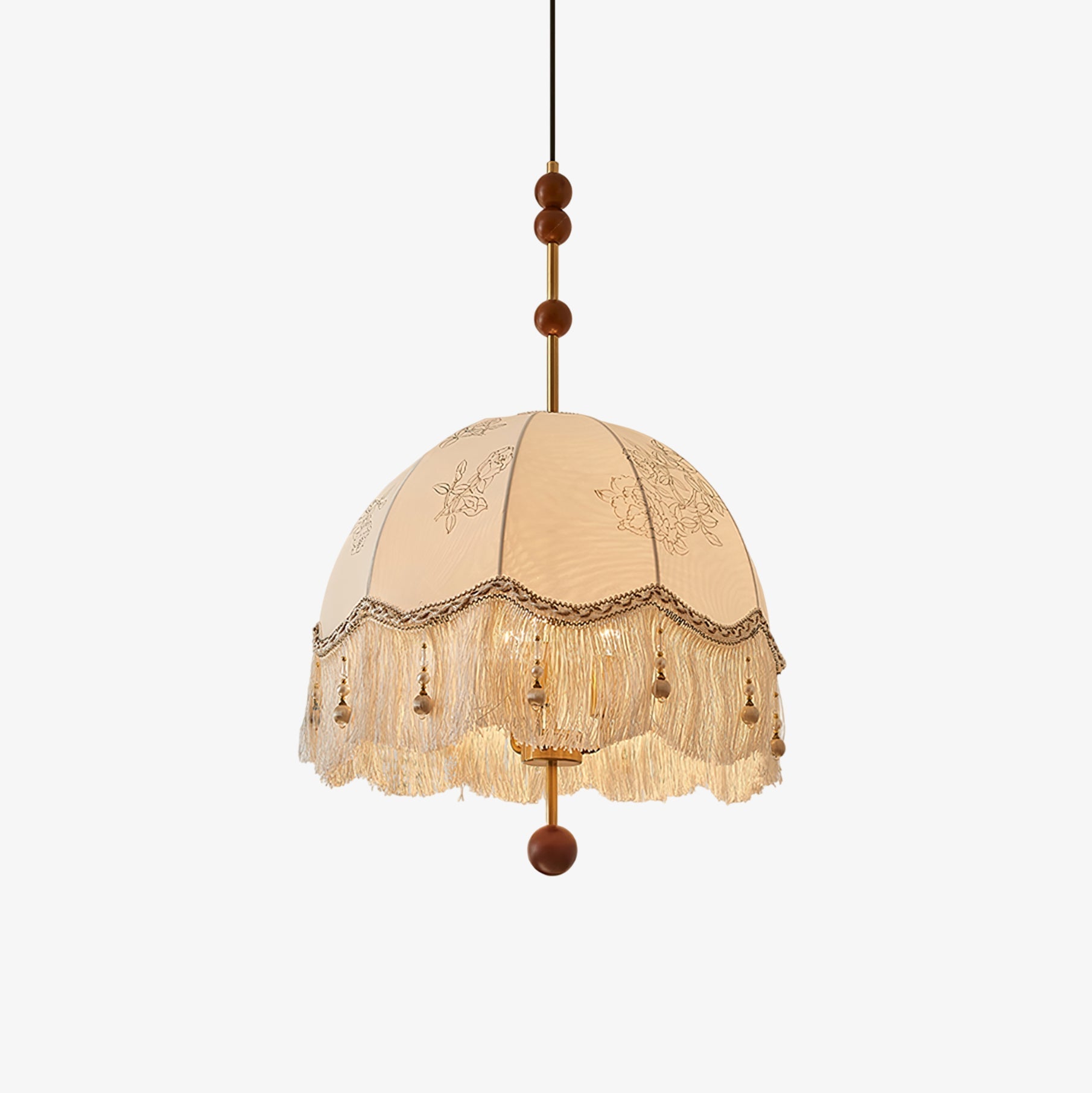Banell Unique Elegance Fringe Pendant Lamp-Neutral Decor