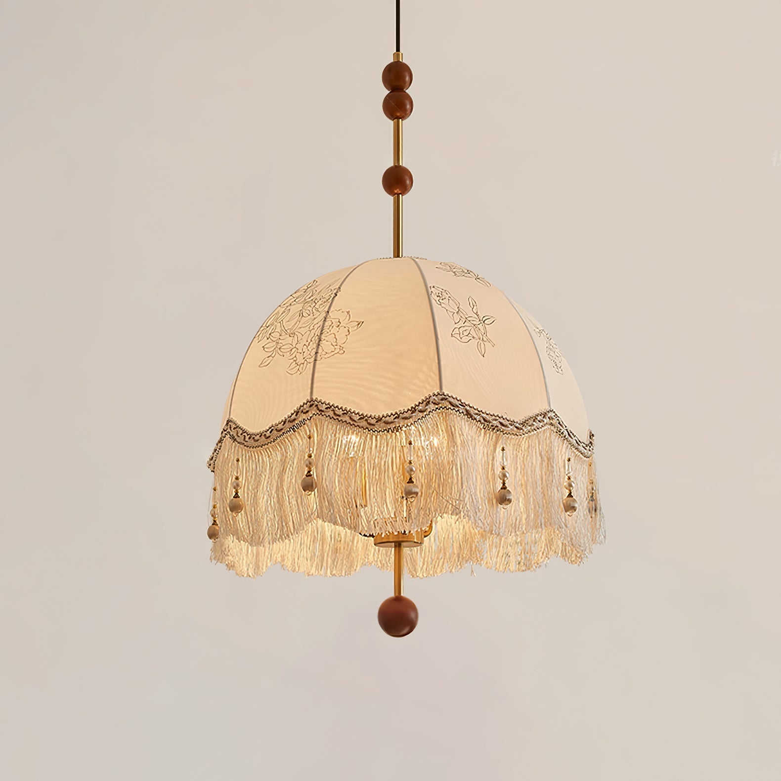 Banell Unique Elegance Fringe Pendant Lamp-Neutral Decor