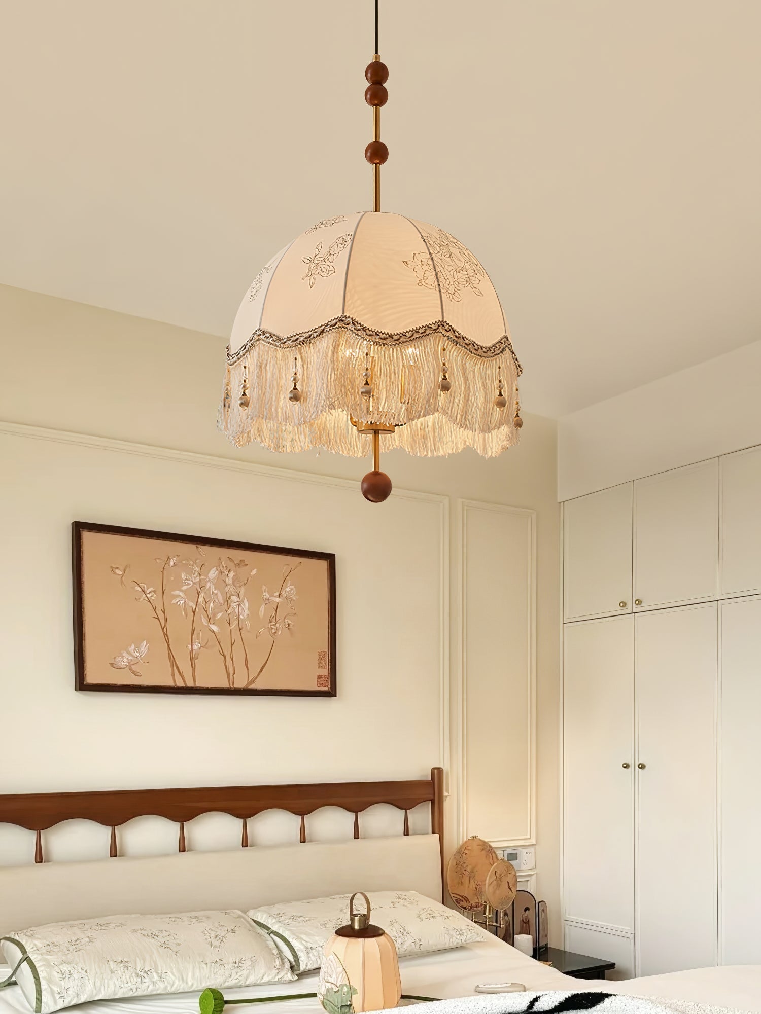 Banell Unique Elegance Fringe Pendant Lamp-Neutral Decor
