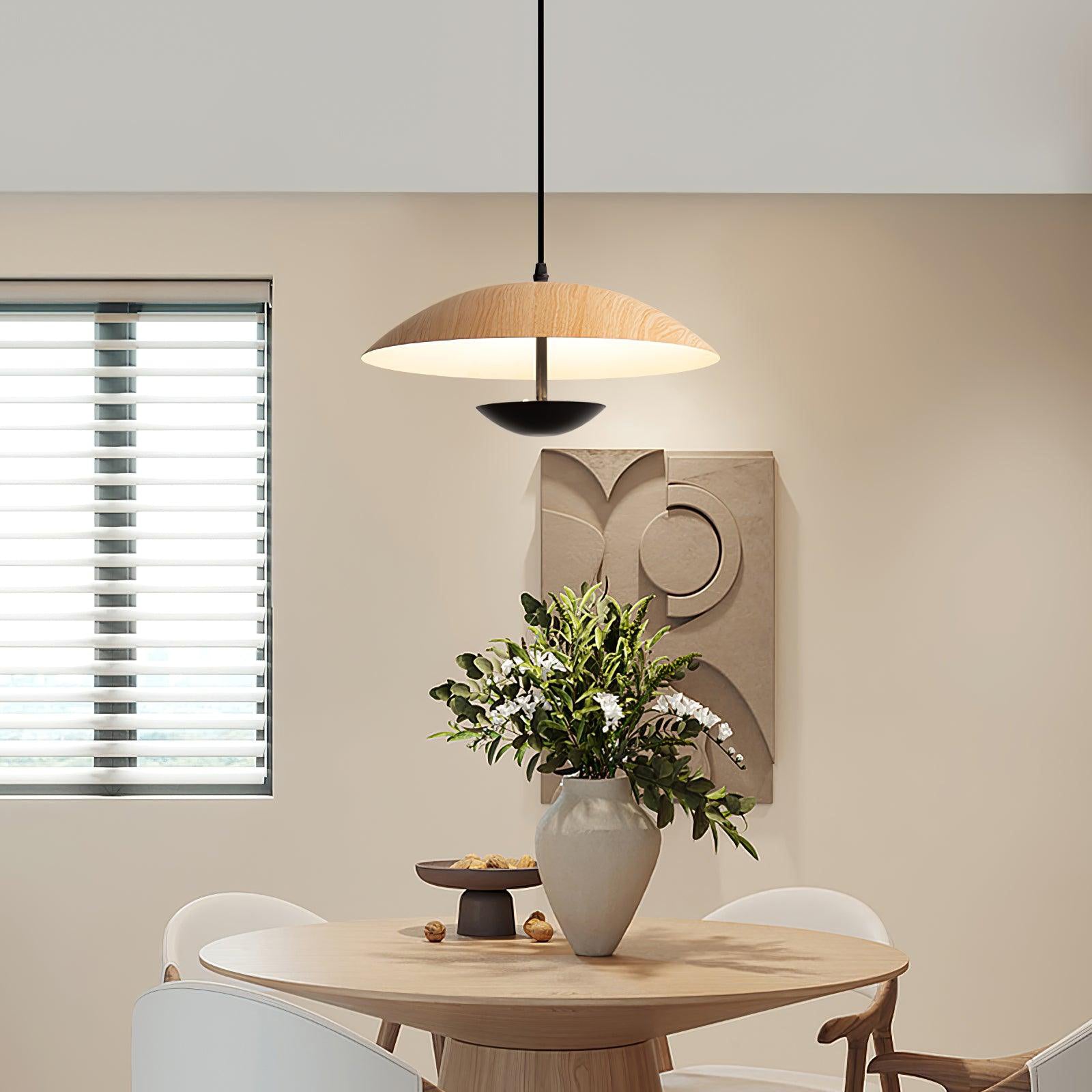 Cysp Modern Frisbee Pendant Lamp-Neutral Decor