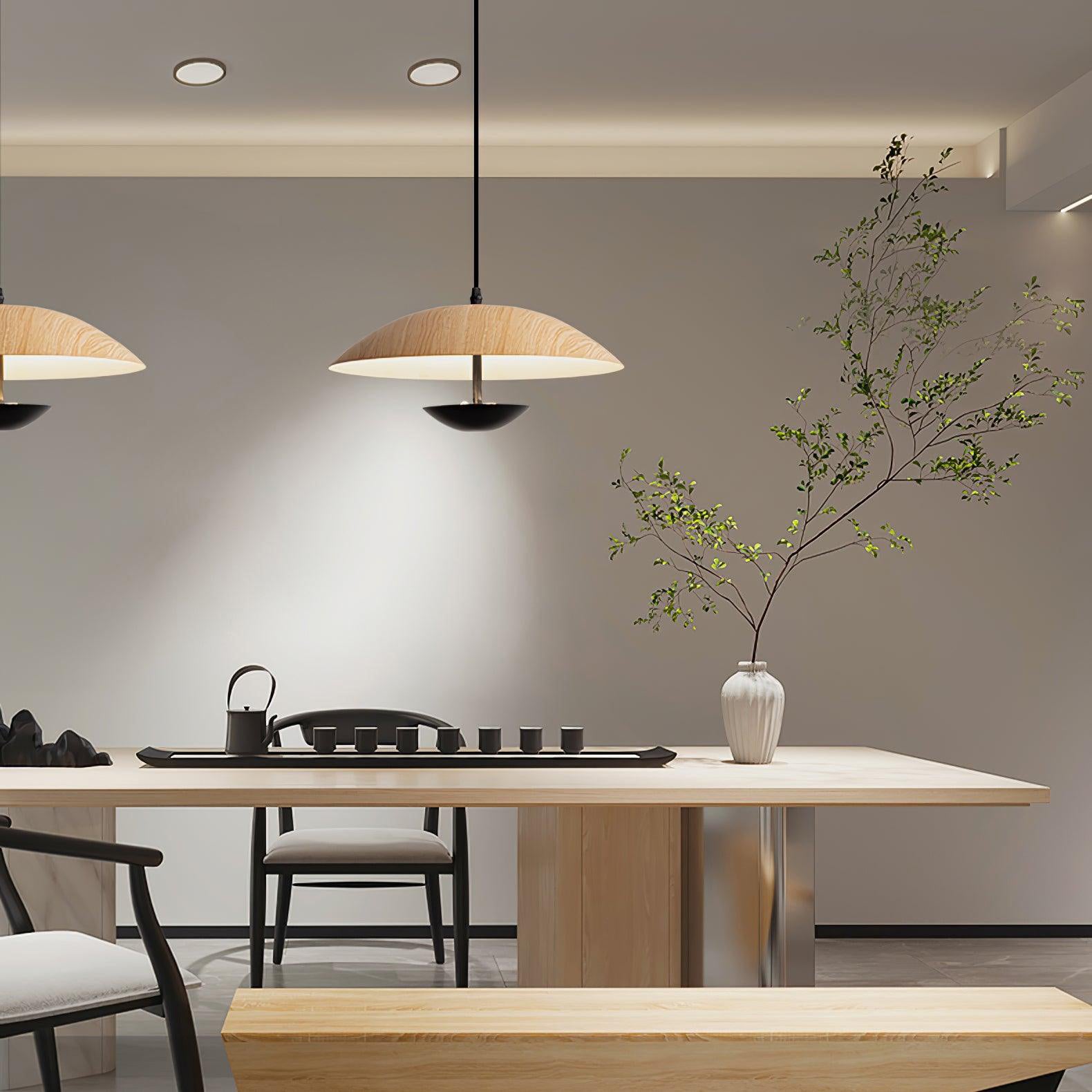 Cysp Modern Frisbee Pendant Lamp-Neutral Decor
