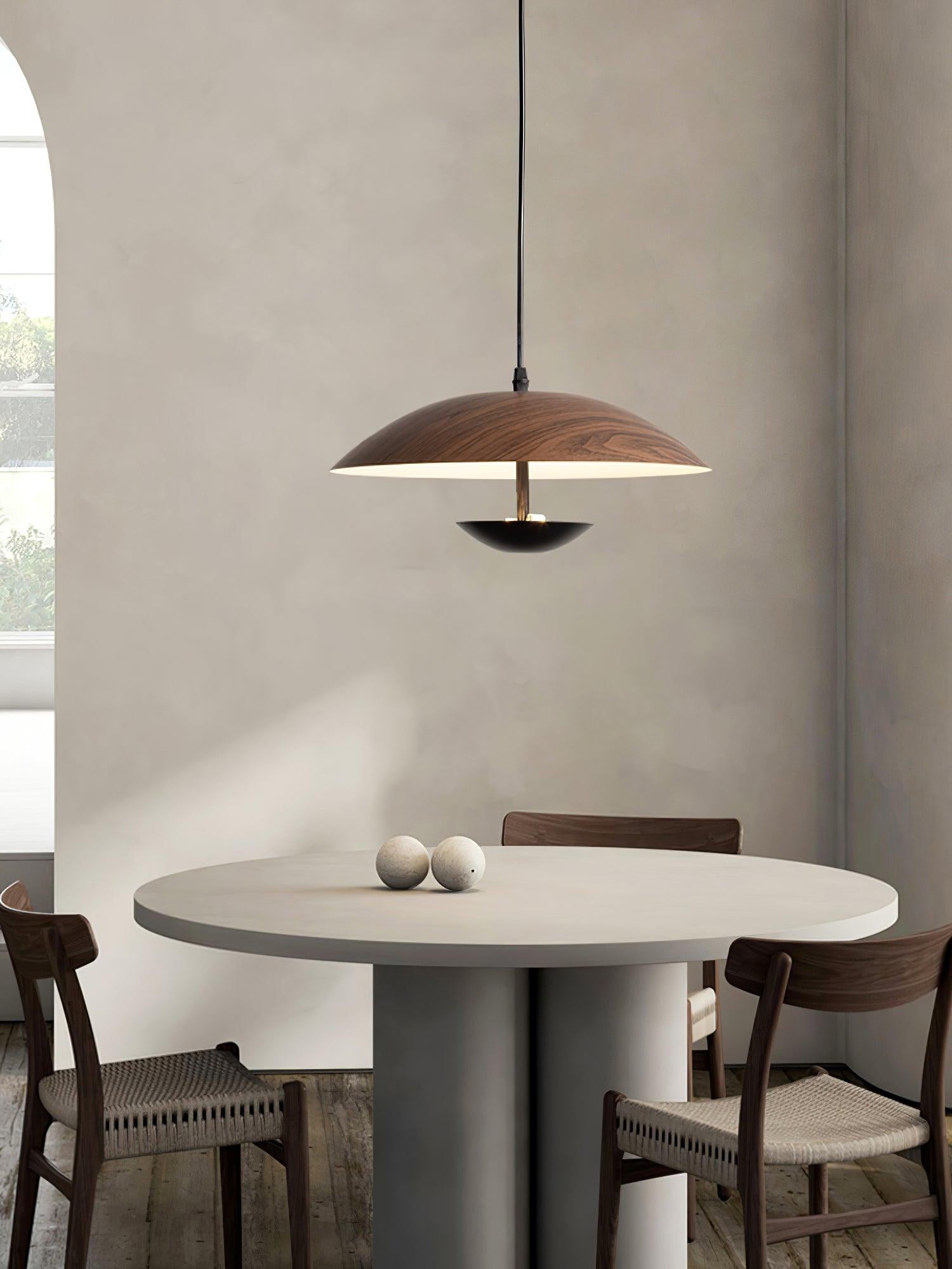 Cysp Modern Frisbee Pendant Lamp-Neutral Decor