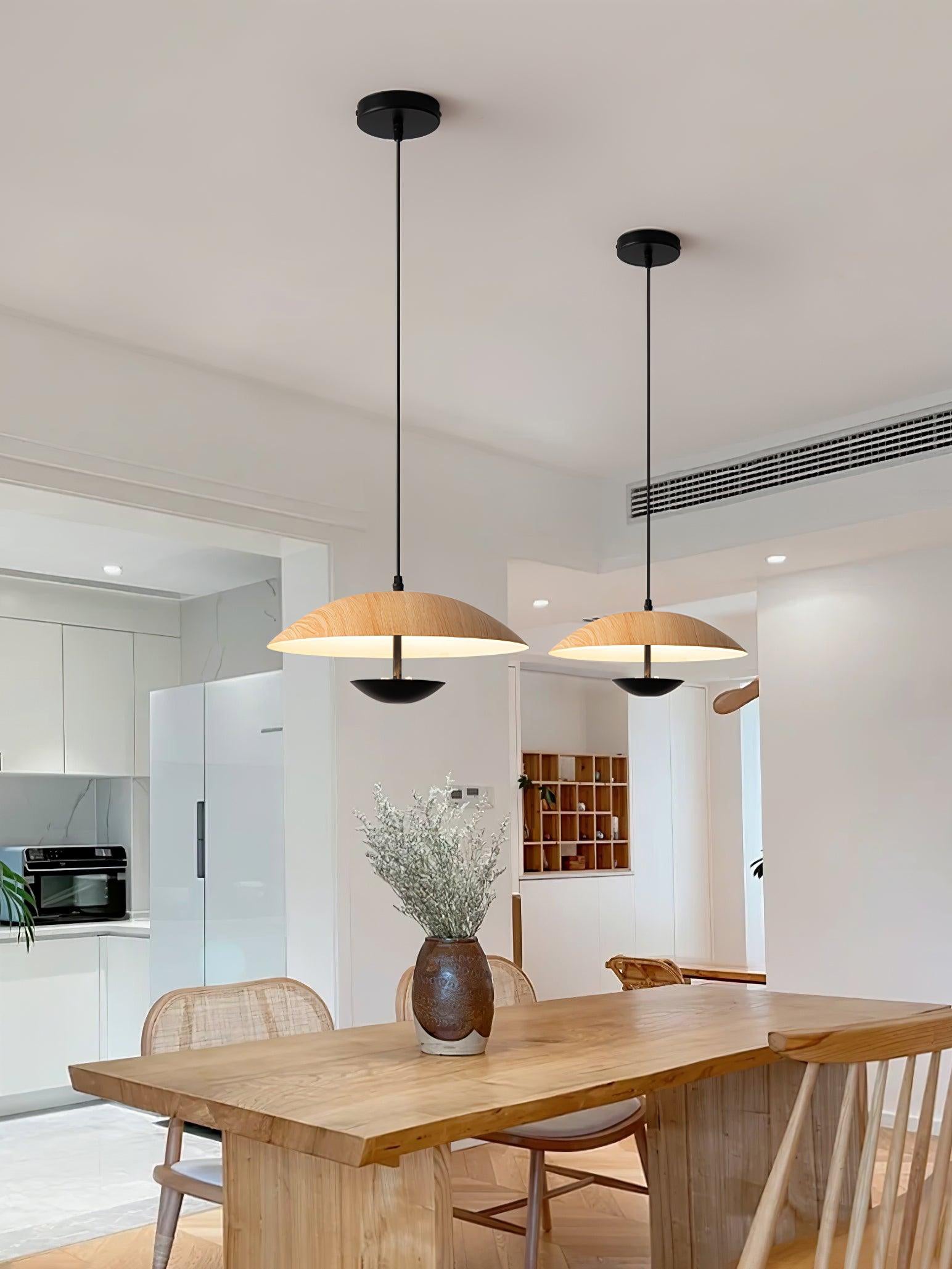 Cysp Modern Frisbee Pendant Lamp-Neutral Decor
