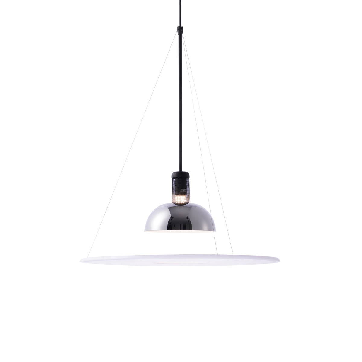Vero Flying Saucer Pendant Light-Neutral Decor