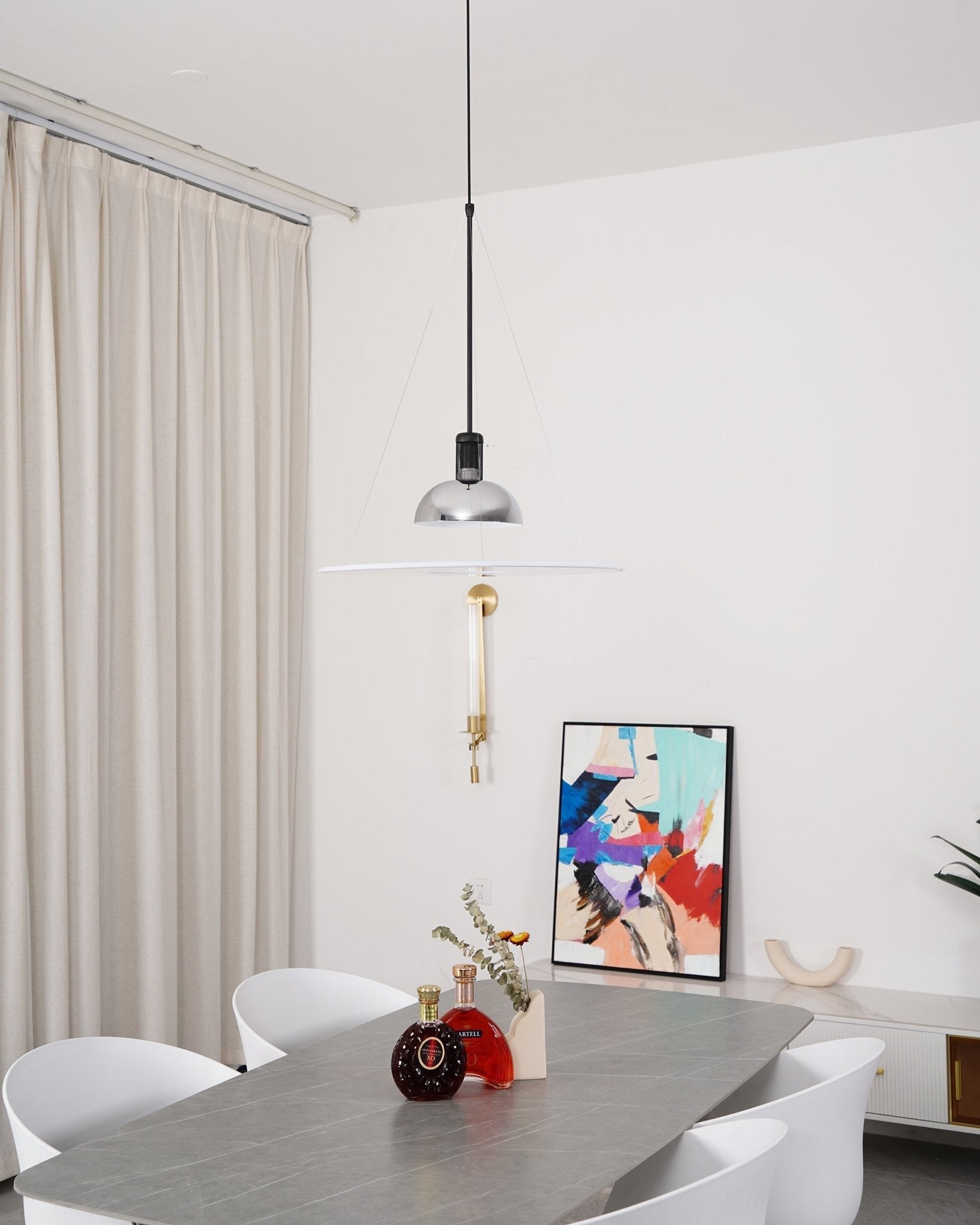 Vero Flying Saucer Pendant Light-Neutral Decor